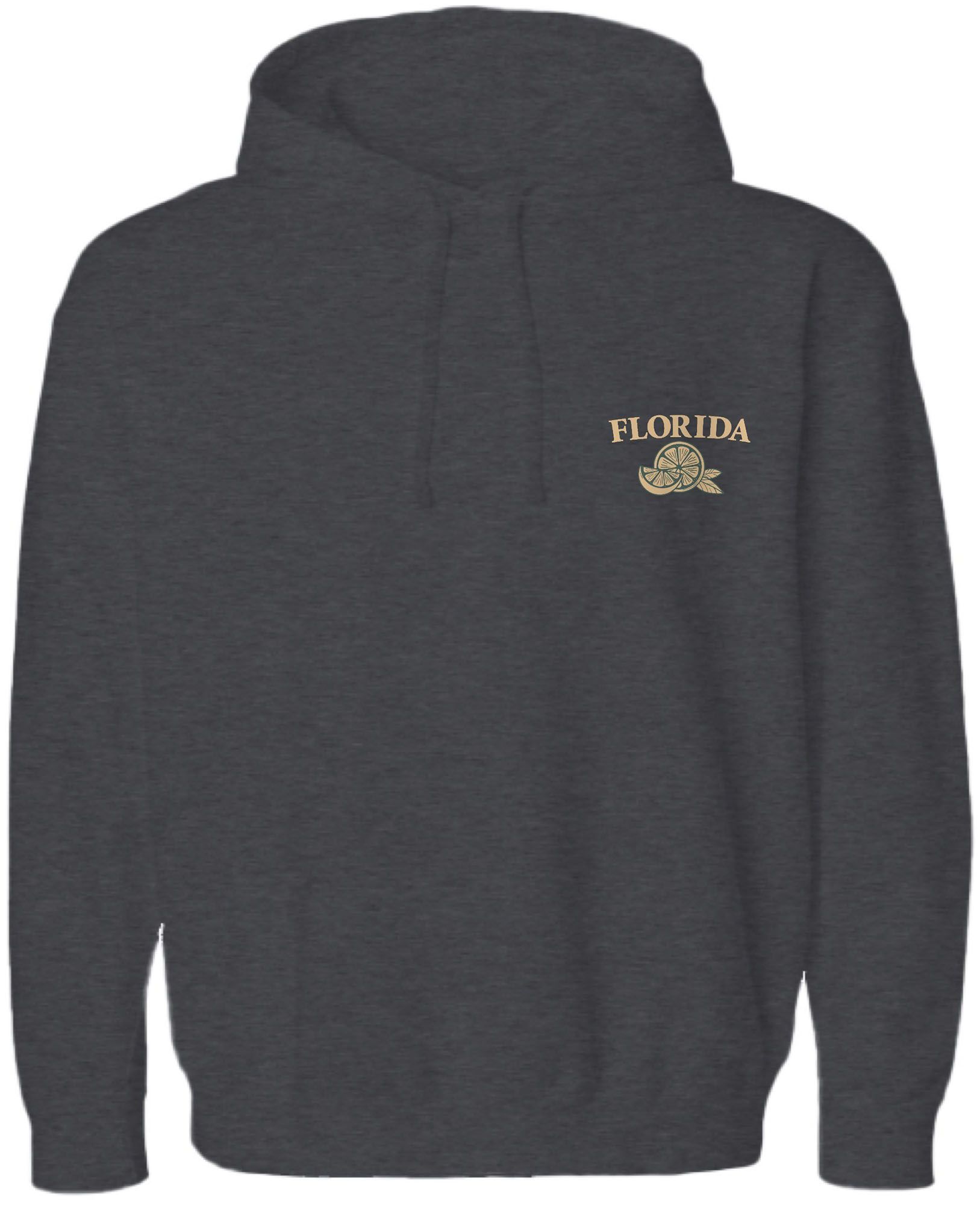 New World Graphics Adult Florida State Grey Peaches Pullover Hoodie product image