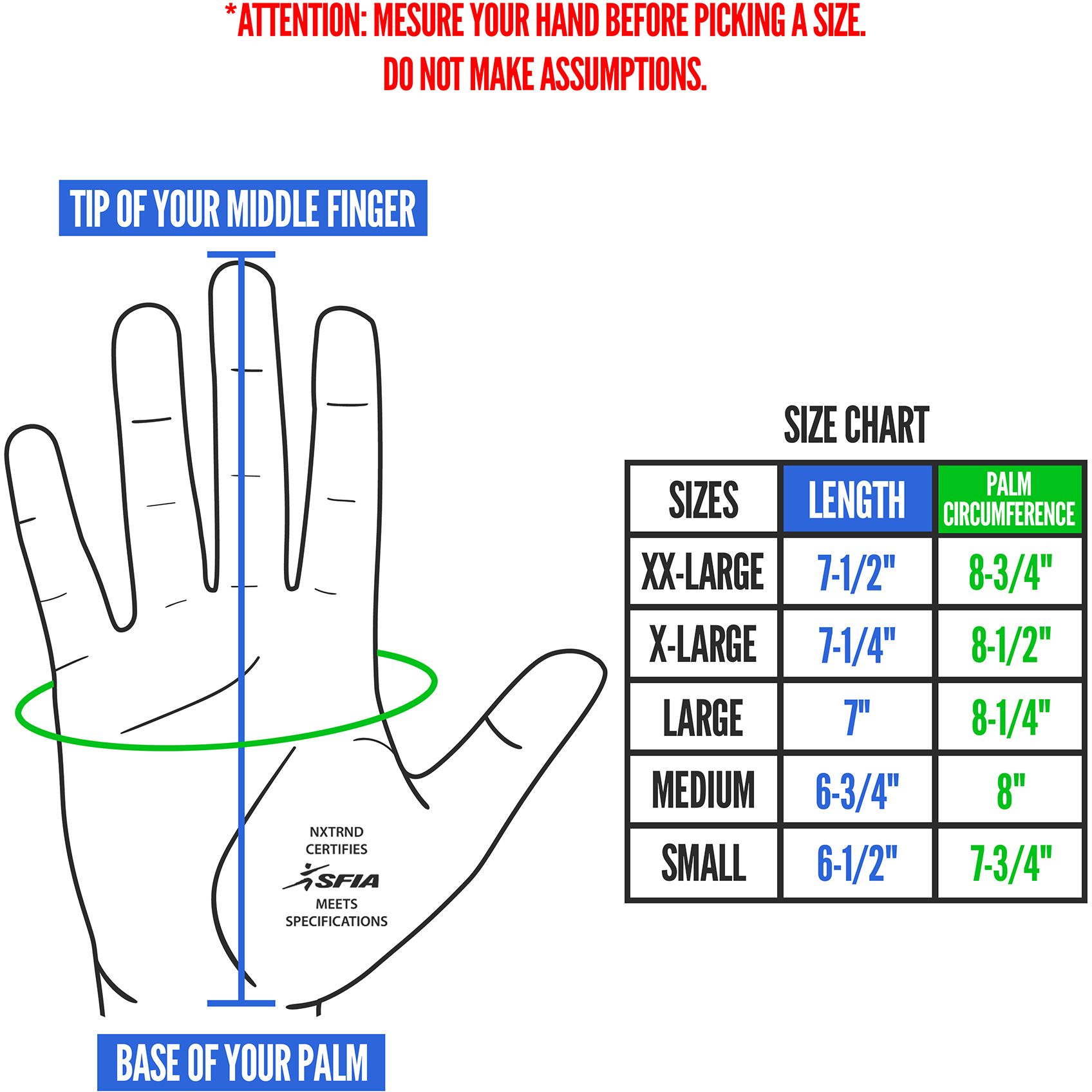 NXTRND G2 Pro Football Gloves product image