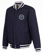 JH Design New York City FC Navy Reversible Fleece Jacket product image