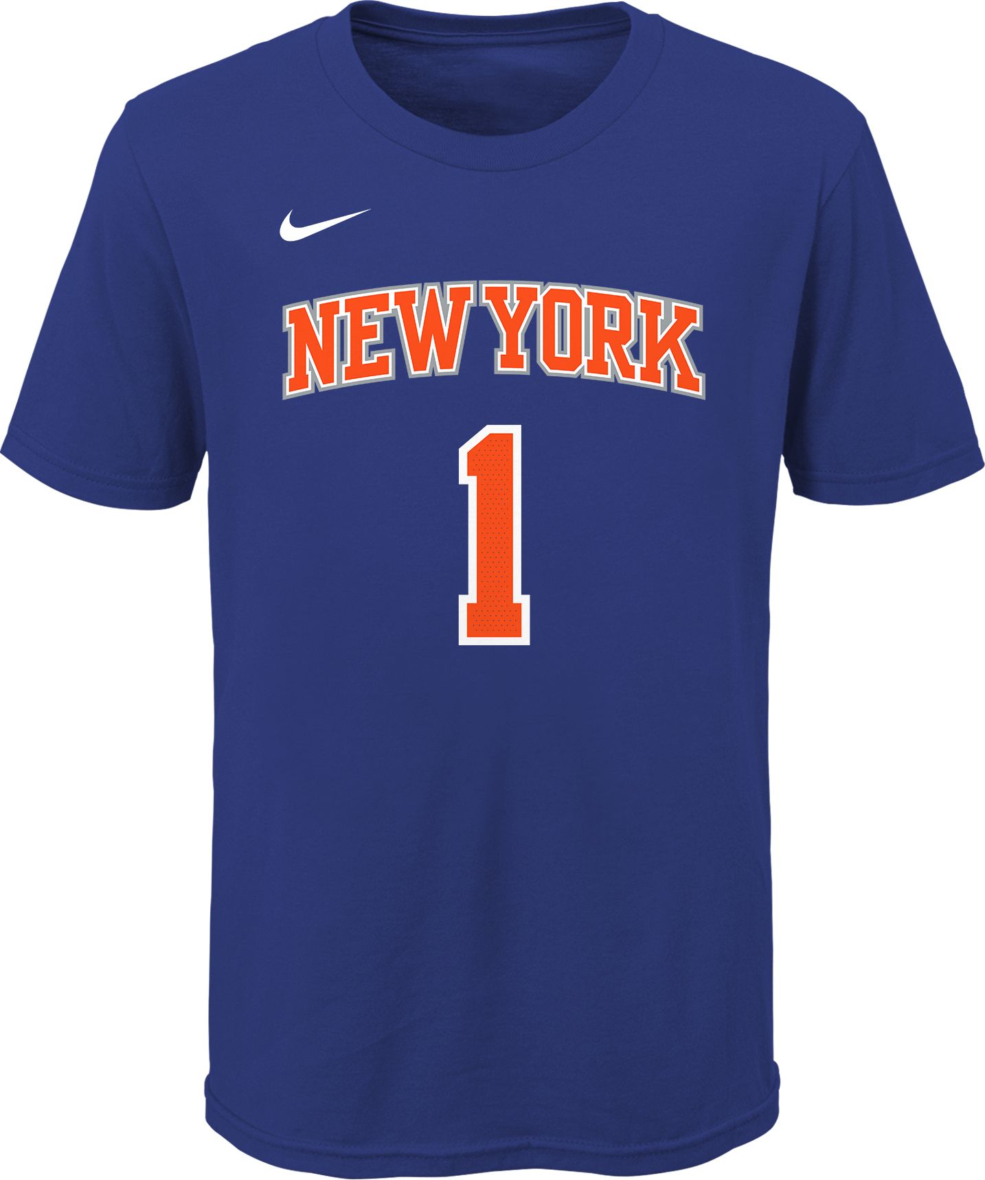 Nike Youth New York Knicks Obi Toppin #1 Blue Cotton T-Shirt product image
