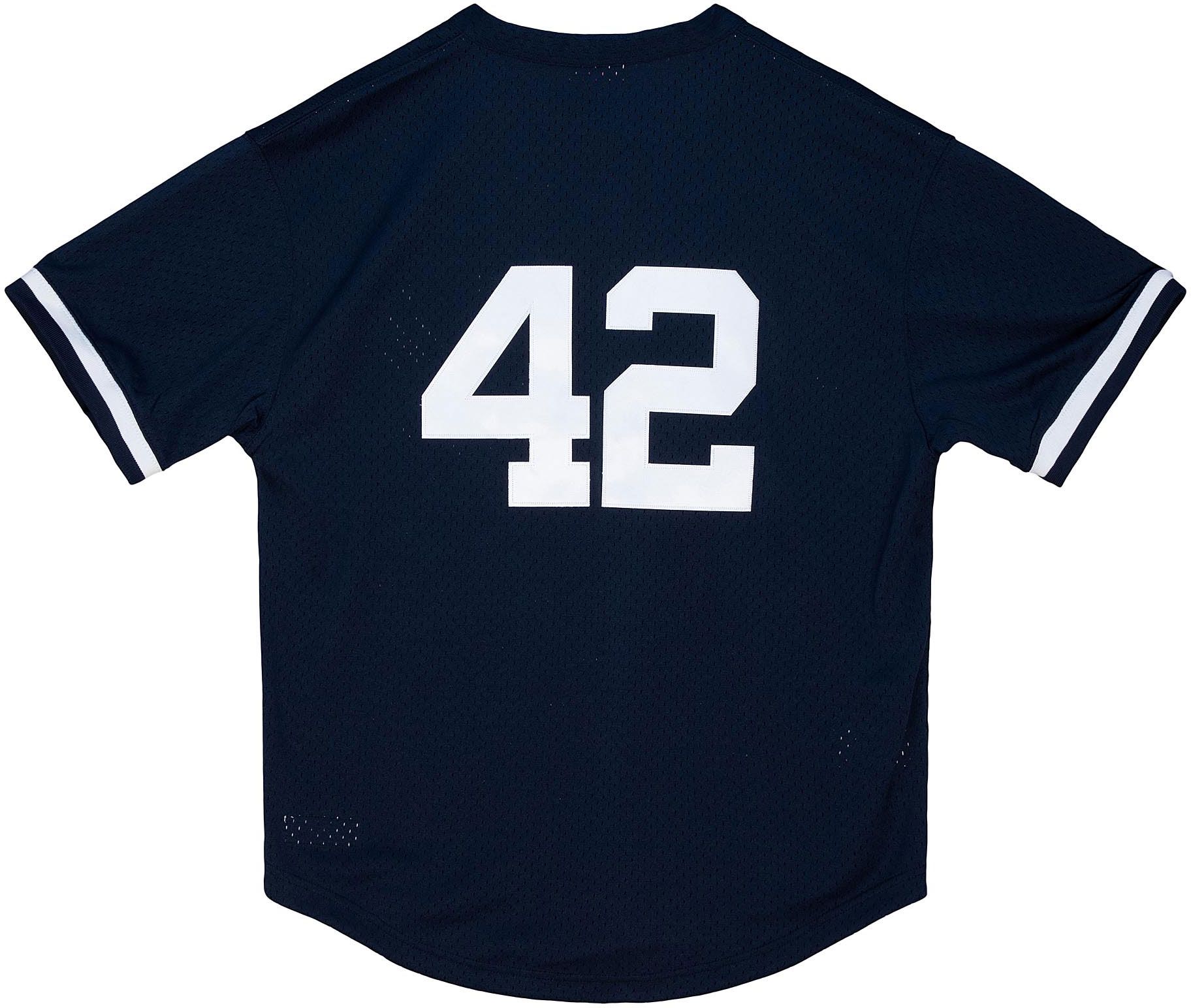Mitchell & Ness Men's New York Yankees Mariano Rivera #42 Navy Batting Practice Baseball Jersey product image