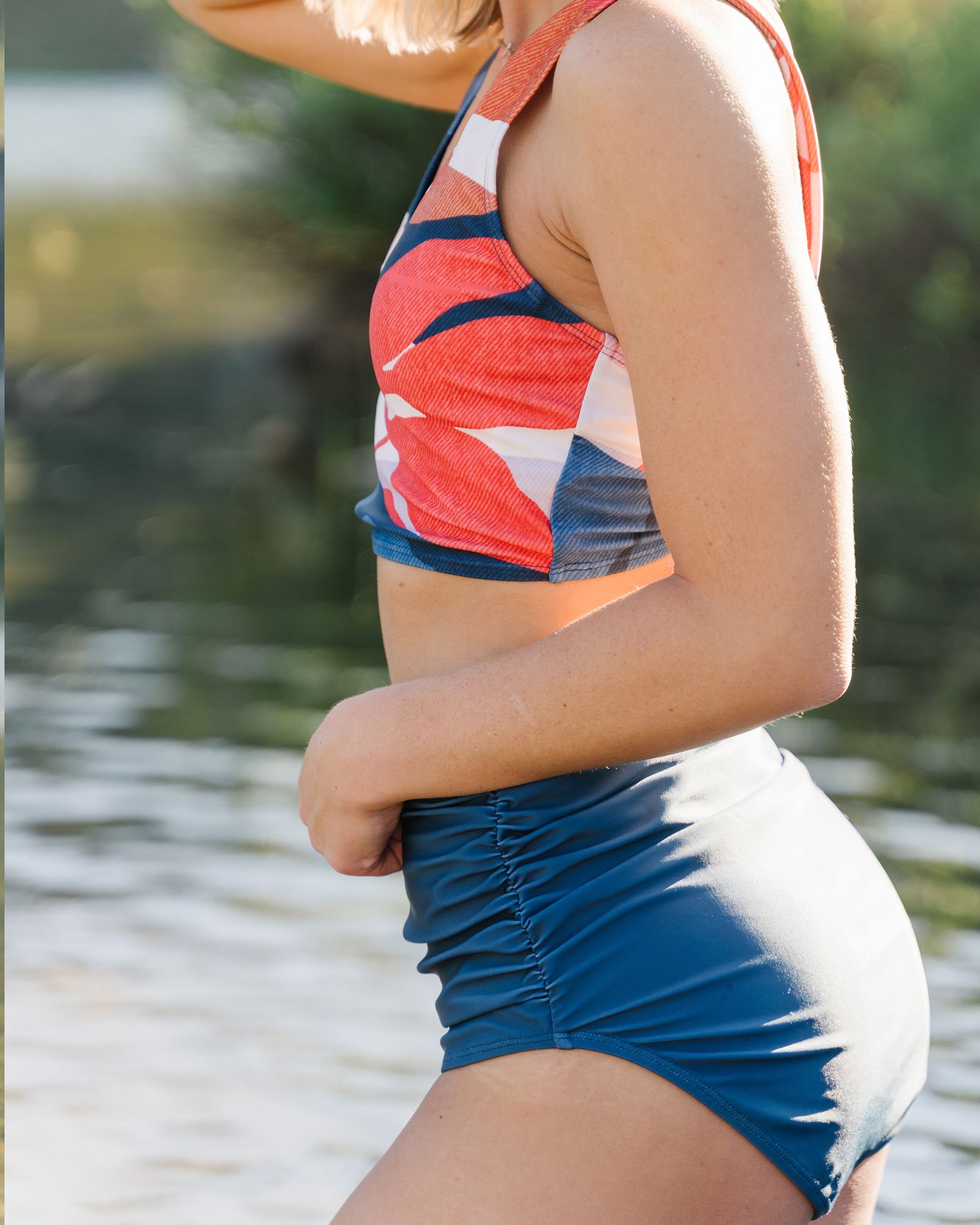 Nani Swimwear Women's High Rise Ruched Swim Bottoms product image