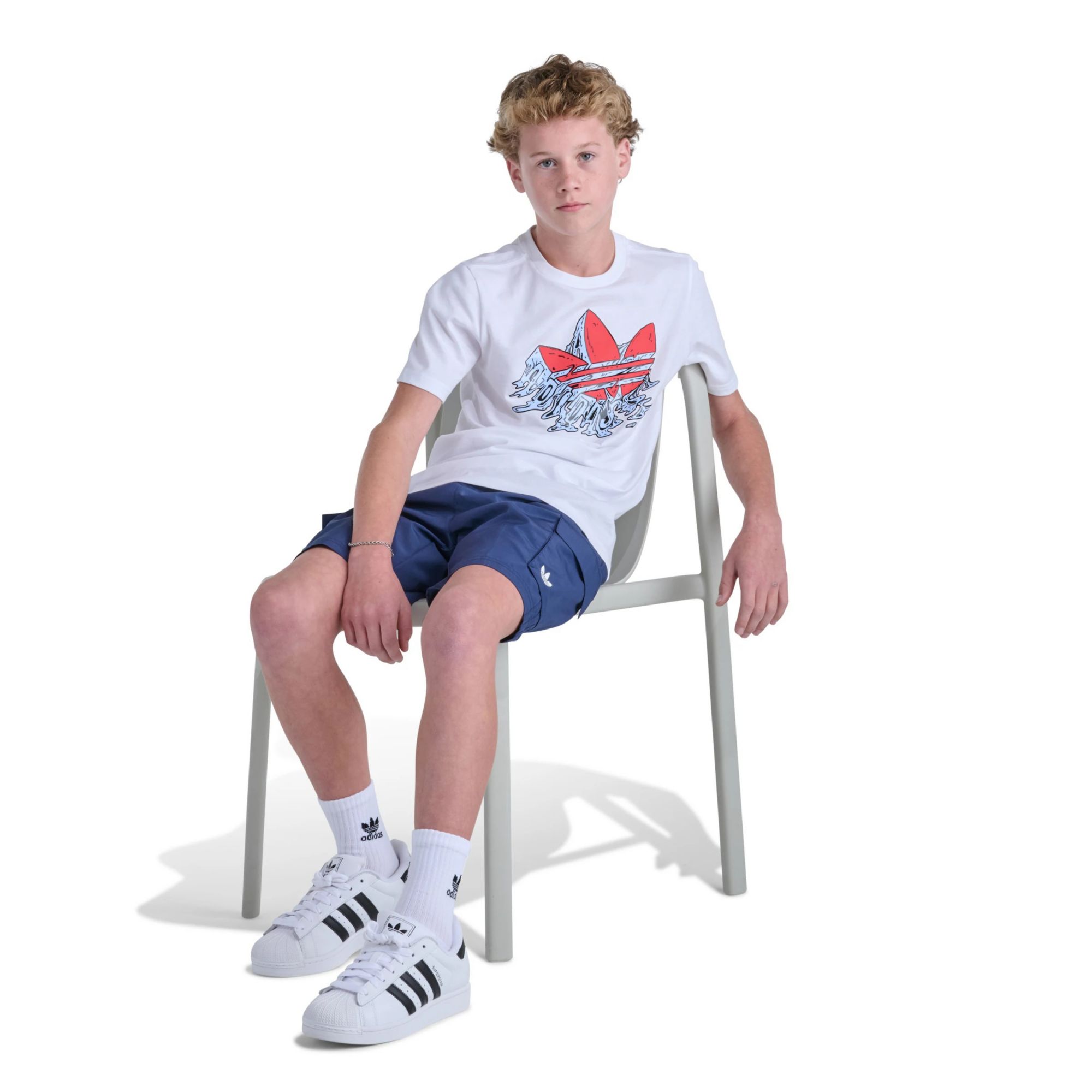 adidas Youth Originals Short Sleeve Gum Logo Graphic Tee product image