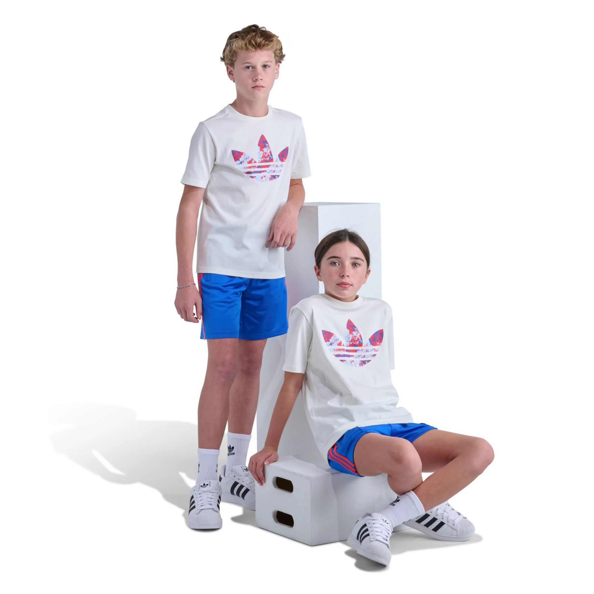 adidas Youth Originals Halftone Camo Logo Graphic Tee product image