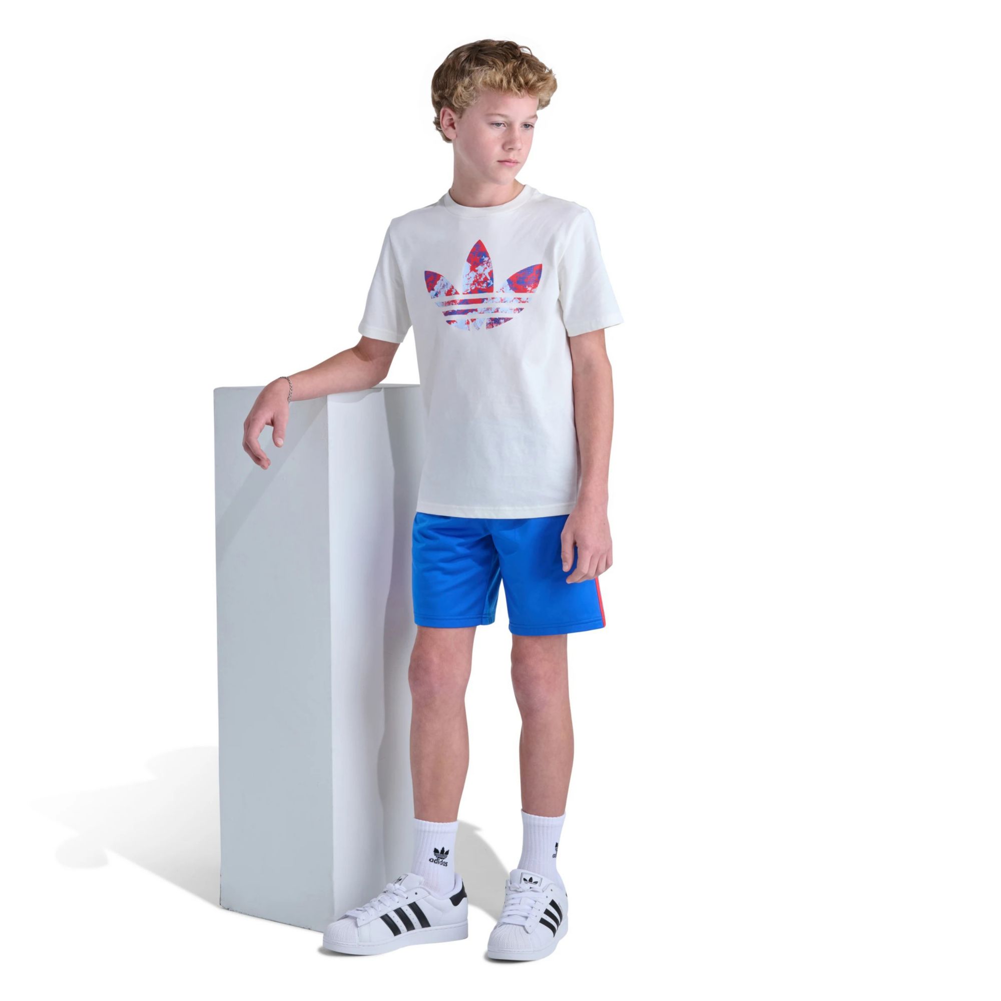 adidas Youth Originals Halftone Camo Logo Graphic Tee product image