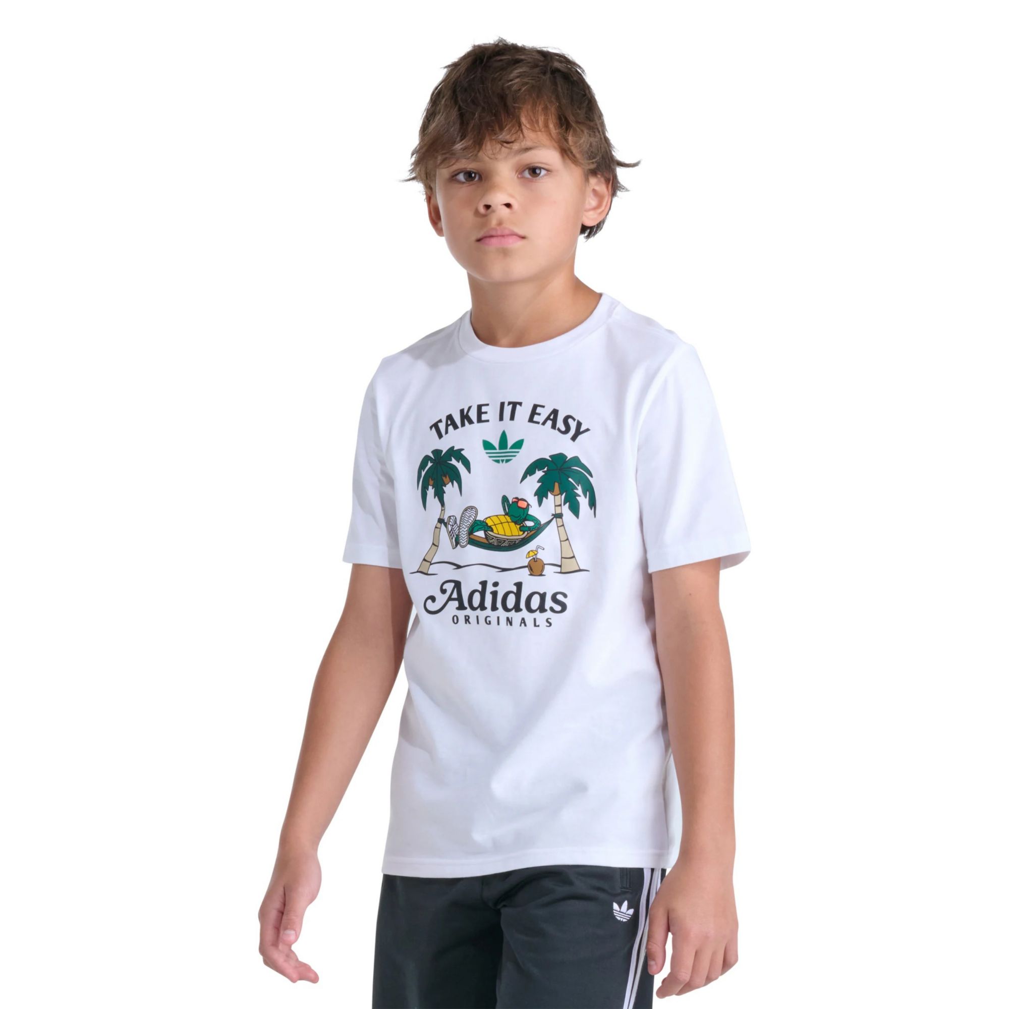 adidas Kids' Shoe Box Heather Graphic Tee product image
