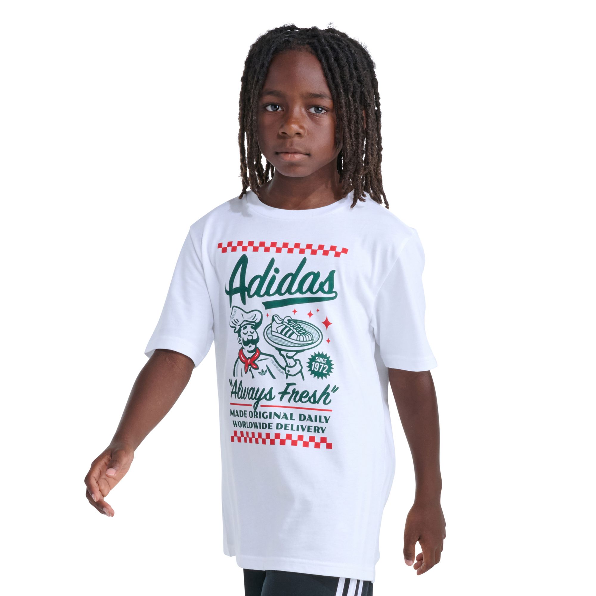 adidas Kids' Shoe Box Heather Graphic Tee product image