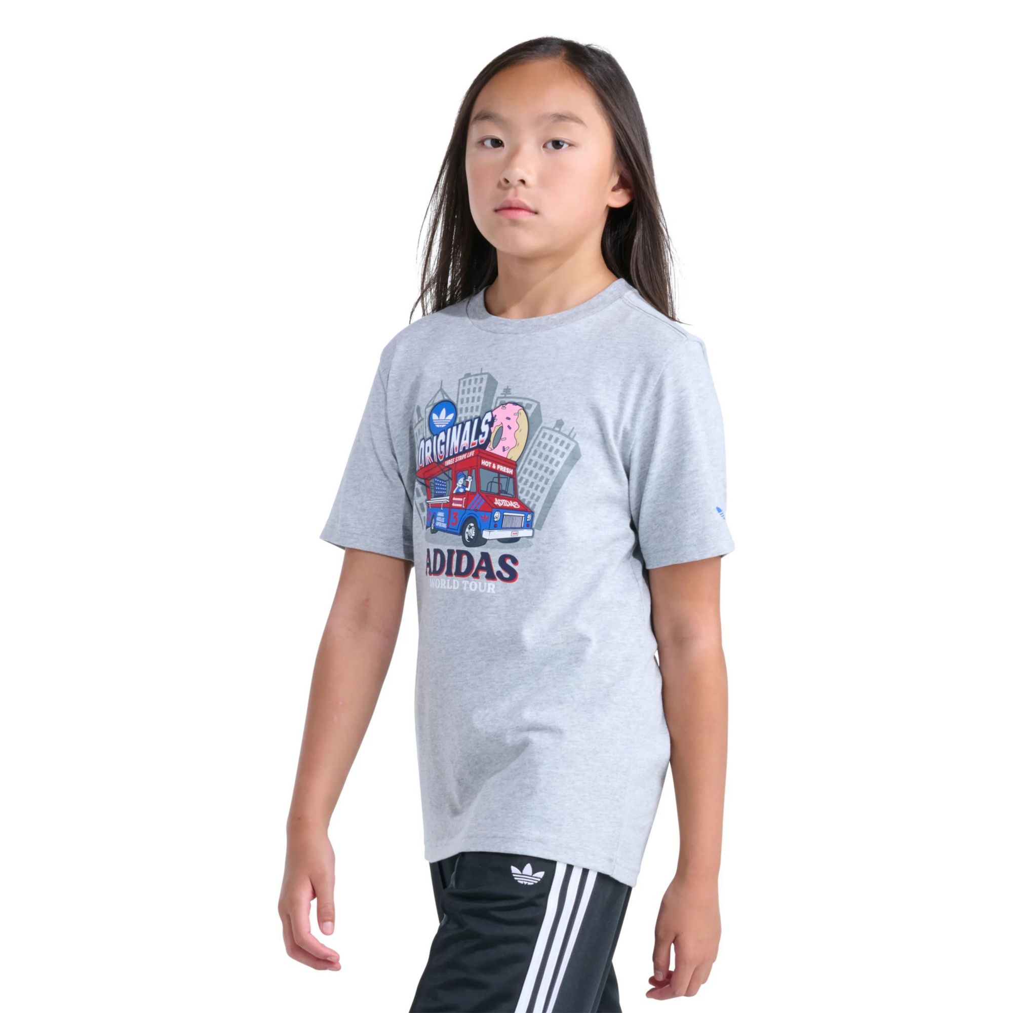 adidas Youth Originals Heather Graphic Tee product image