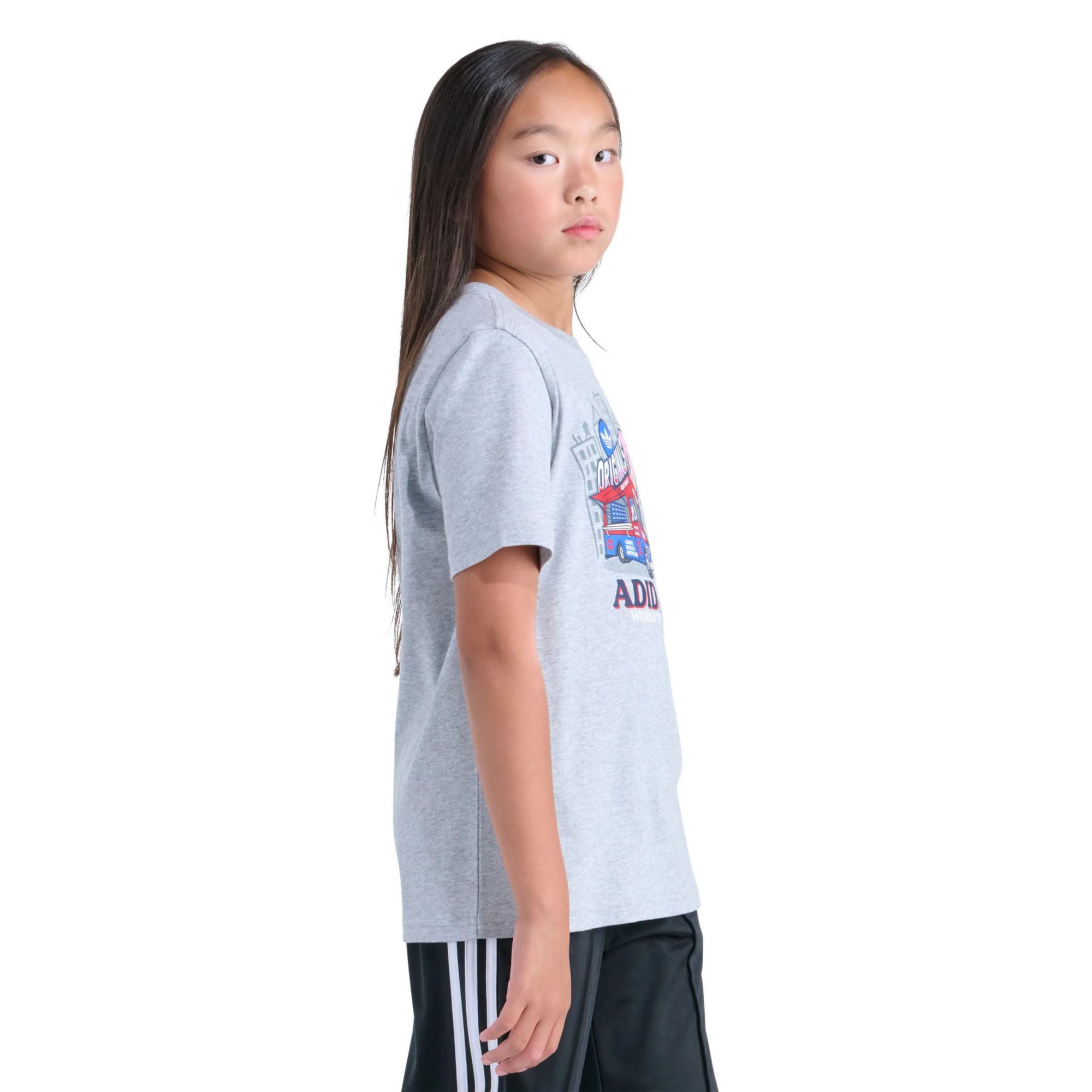 adidas Youth Originals Heather Graphic Tee product image