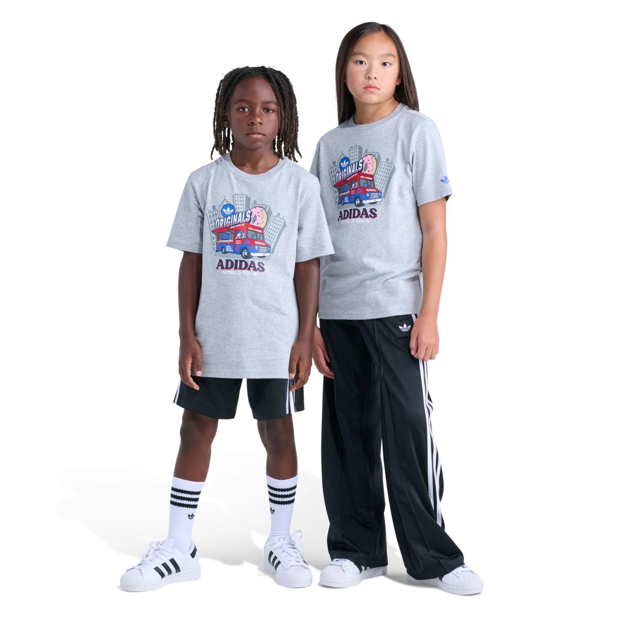 adidas Youth Originals Heather Graphic Tee product image