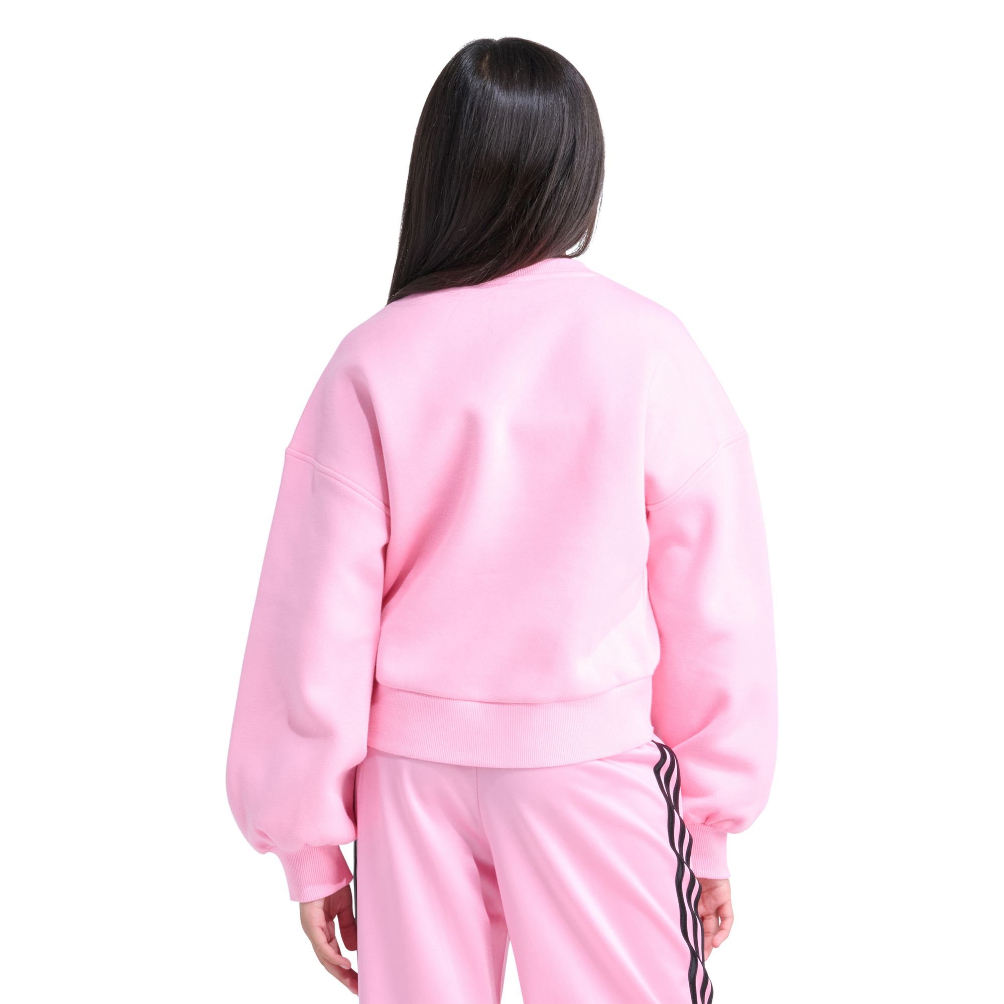 adidas Girls' Small Logo Fleece Crewneck Sweatshirt product image