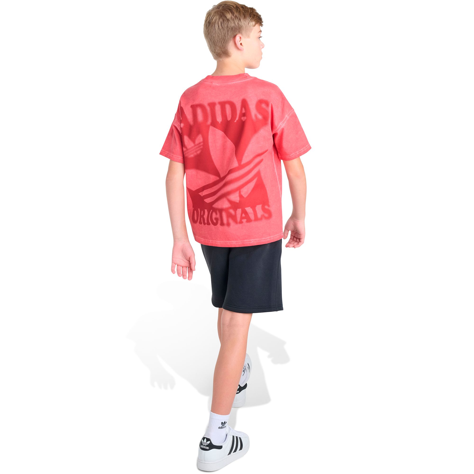 adidas Boys' Originals Logo Washed Graphic Tee product image