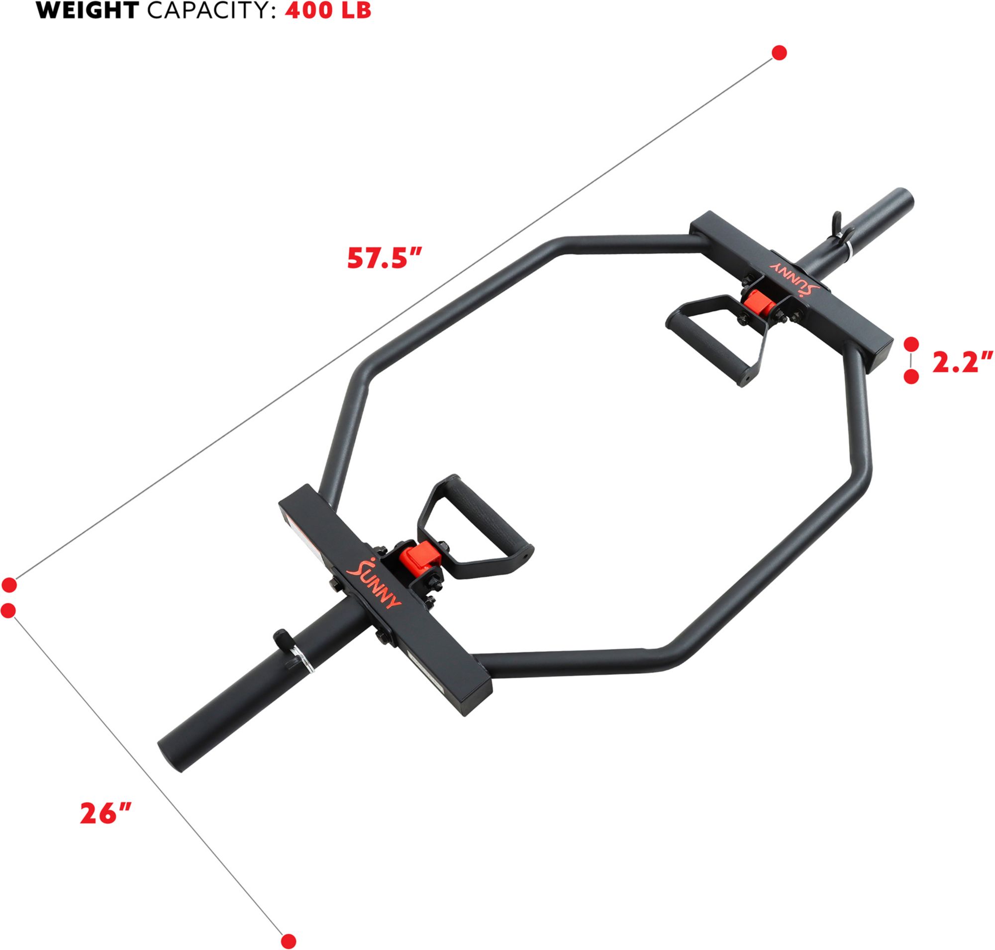 Sunny Health & Fitness Olympic Barbell Hex Bar product image