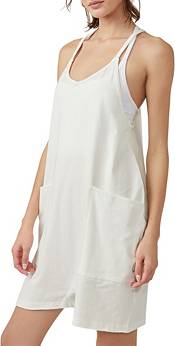 Your Best Shot White Athletic Romper with Green Trim – Flourish in