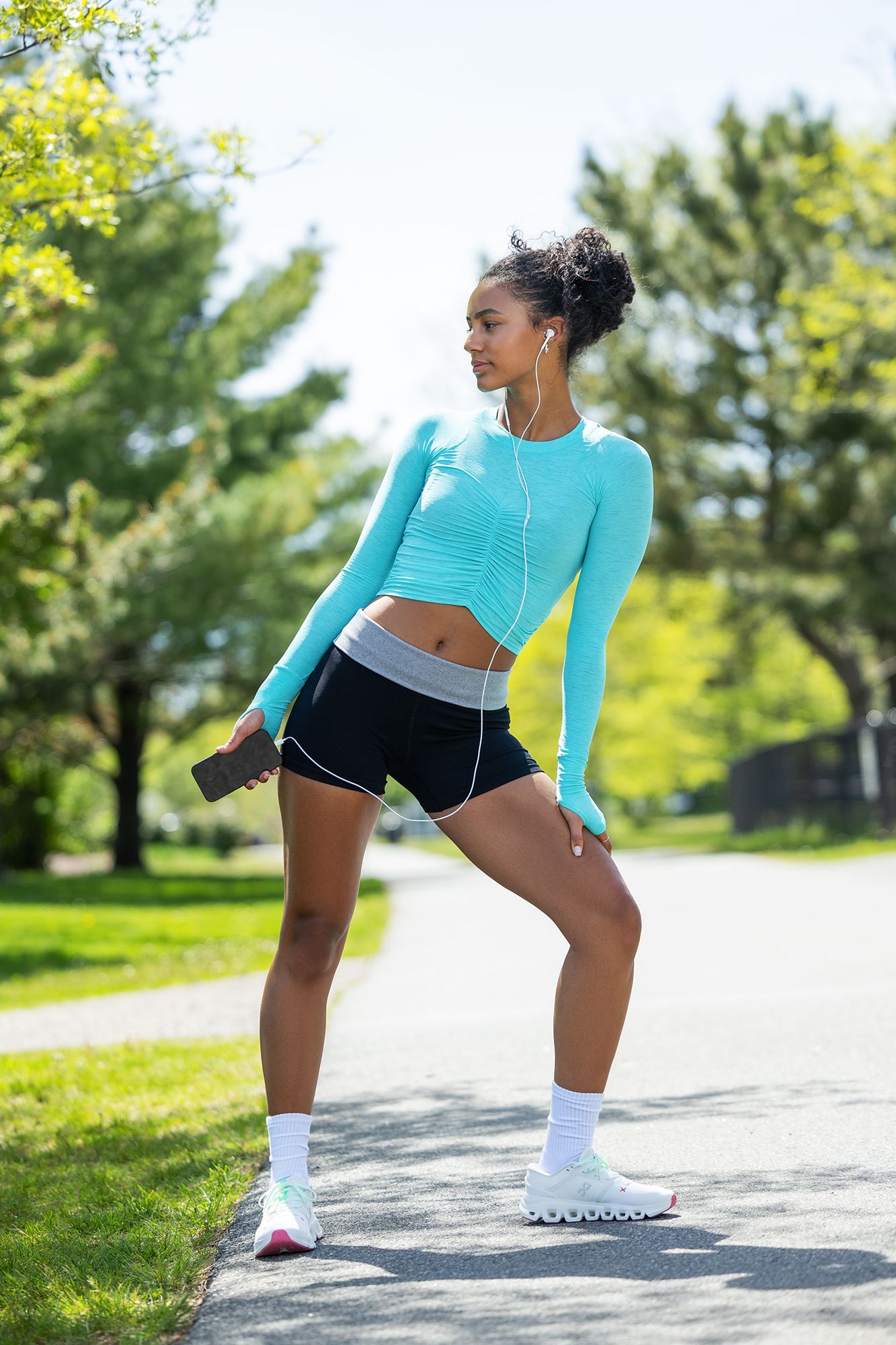FP Movement Women's Tempo Ruched UV Protection Long Sleeve product image