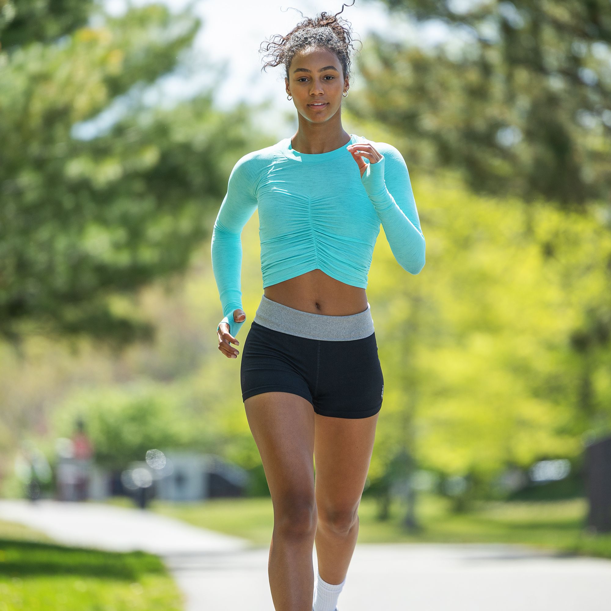FP Movement Women's Tempo Ruched UV Protection Long Sleeve product image