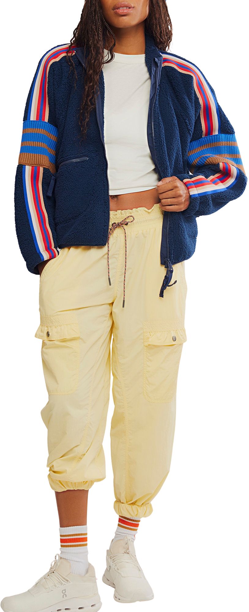 FP Movement Women's Mountain High Sporty Logo Fleece Full Zip Jacket product image