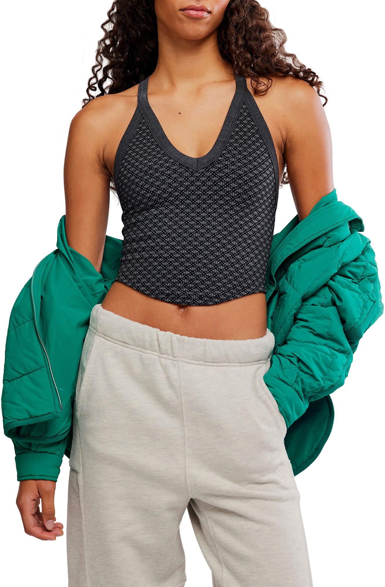 FP Movement Women's All Clear V Neck Jacquard Cami product image