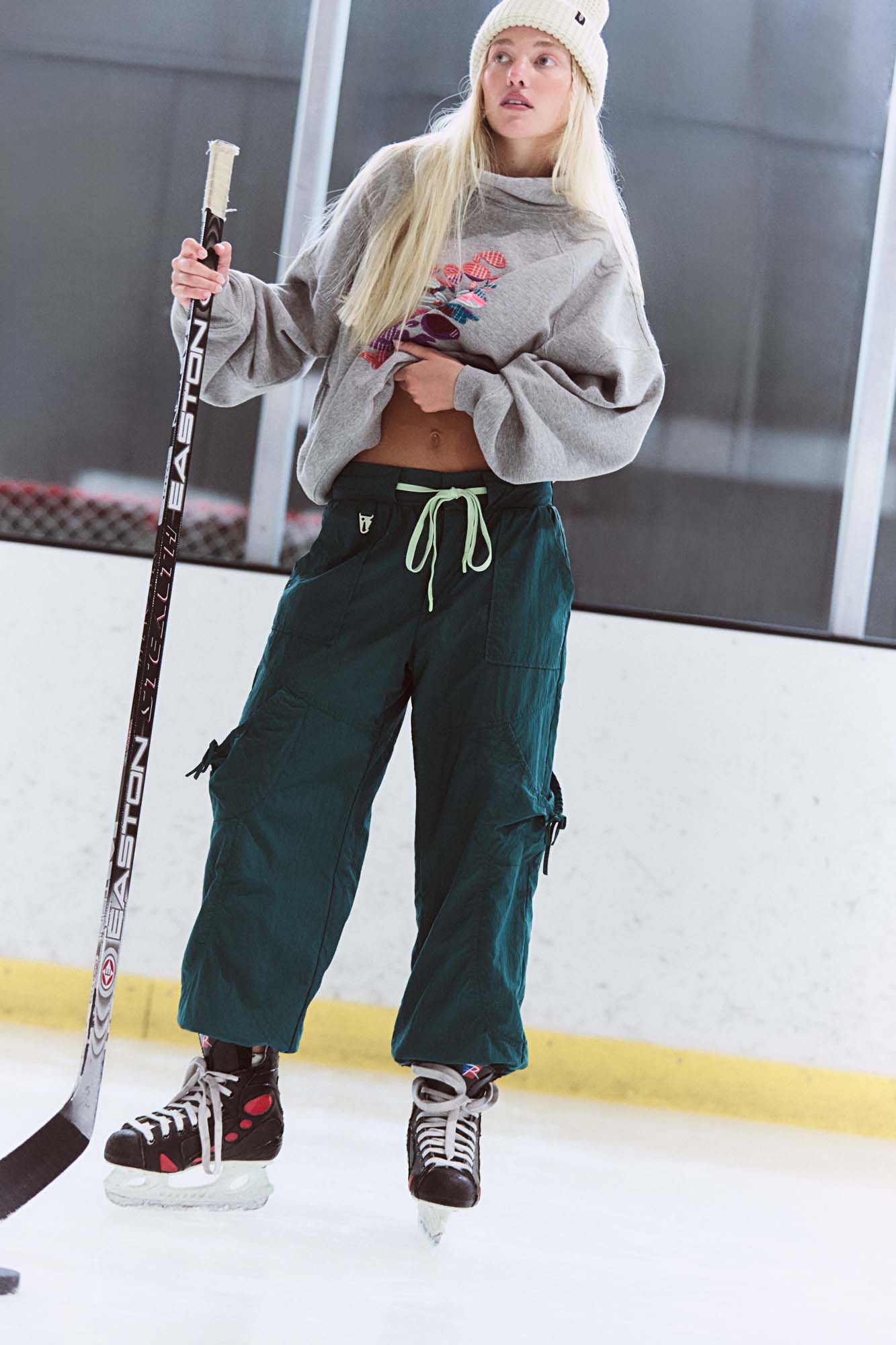 FP Movement Women's On Your Mark Logo Mock Neck Pullover product image