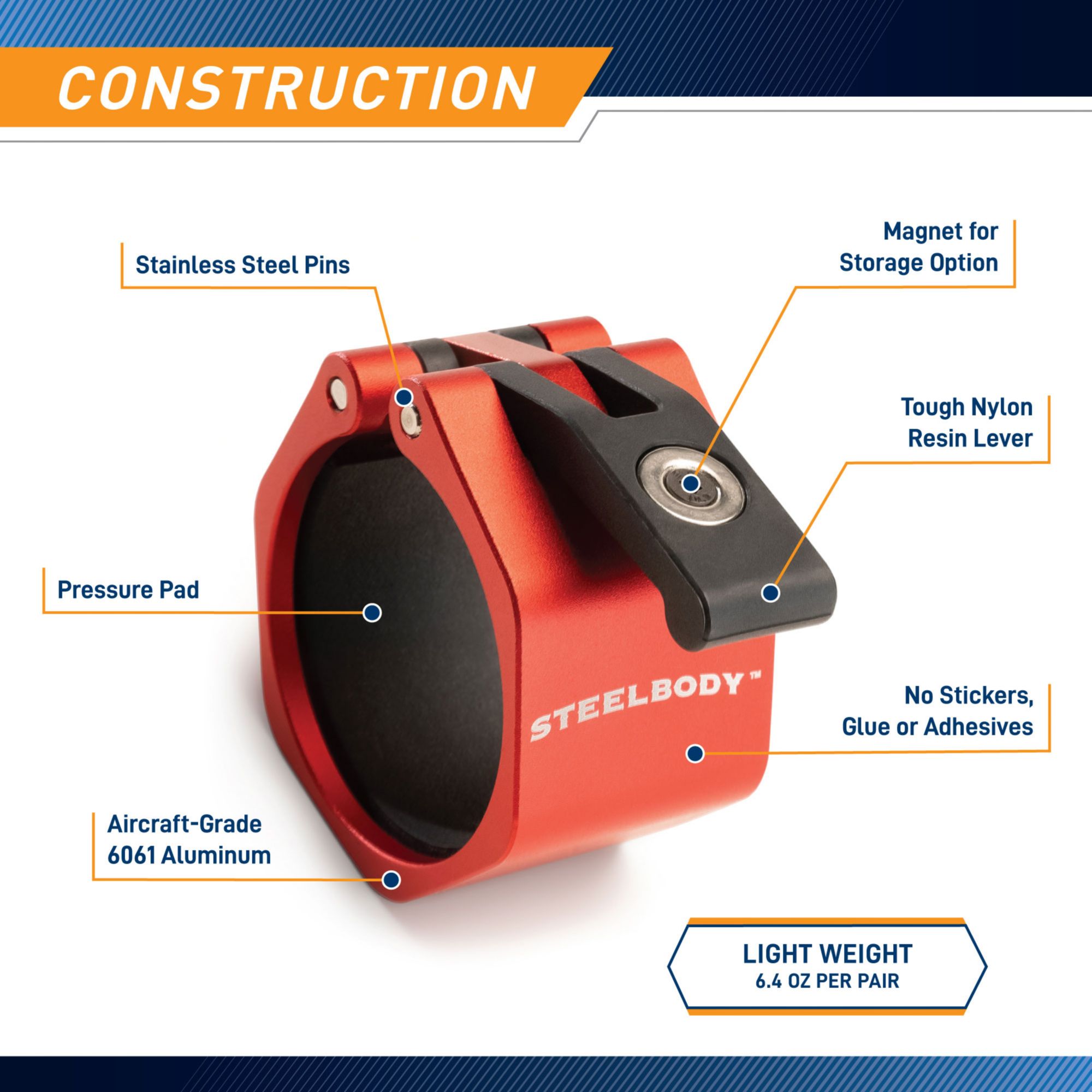 Steelbody Olympic Barbell Collar Clips product image