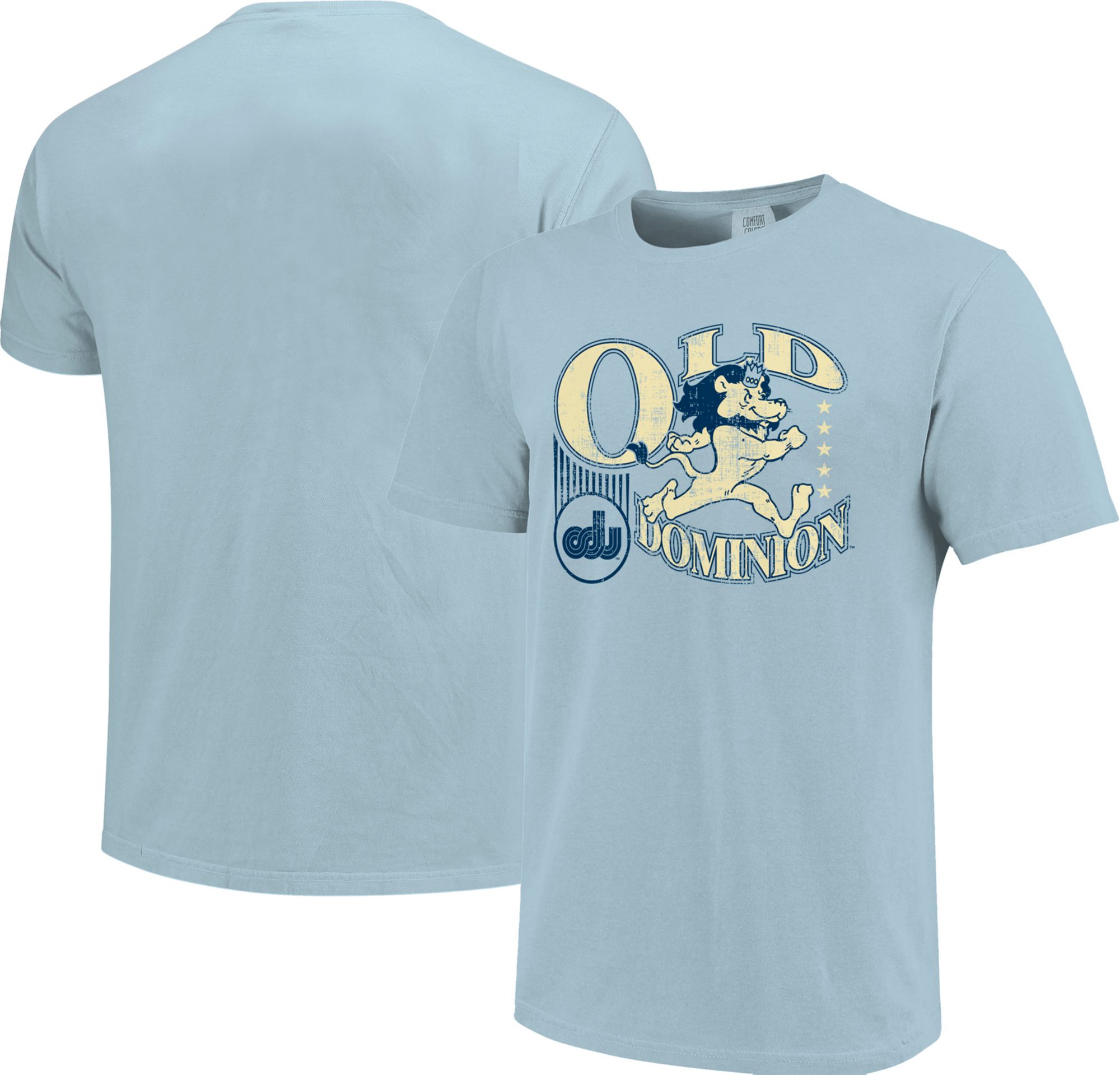Image One Men's Old Dominion Monarchs Blue Curve Vintage T-Shirt product image