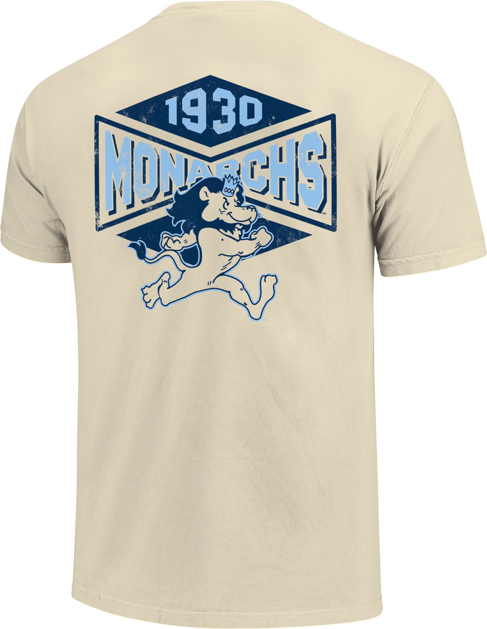 Image One Men's Old Dominion Monarchs Ivory Retro Diamond T-Shirt product image