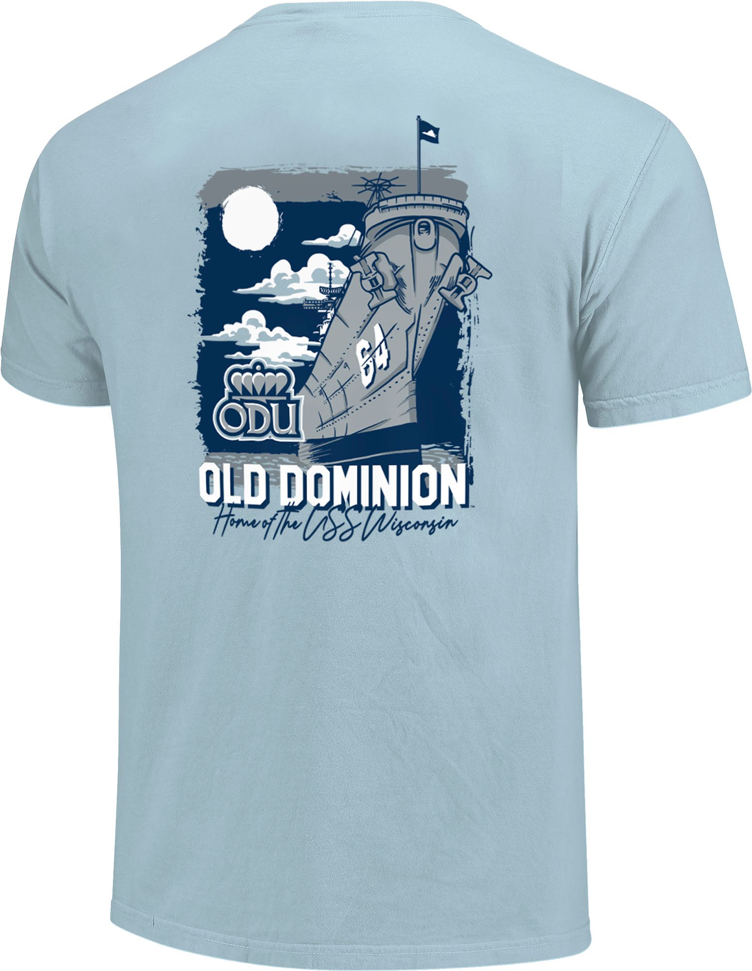 Image One Men's Old Dominion Monarchs Blue Battleship T-Shirt product image