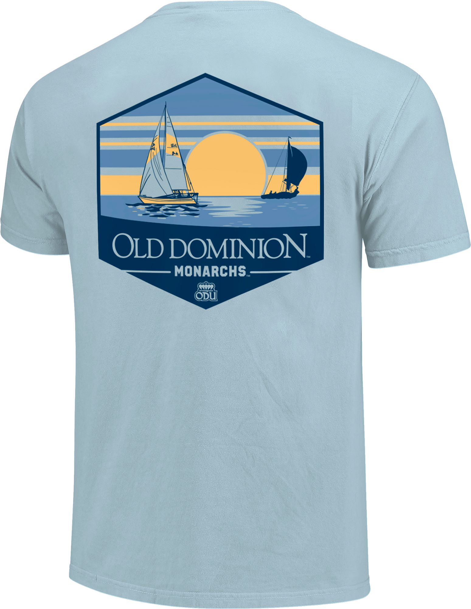 Image One Men's Old Dominion Monarchs Blue Sailboat T-Shirt product image