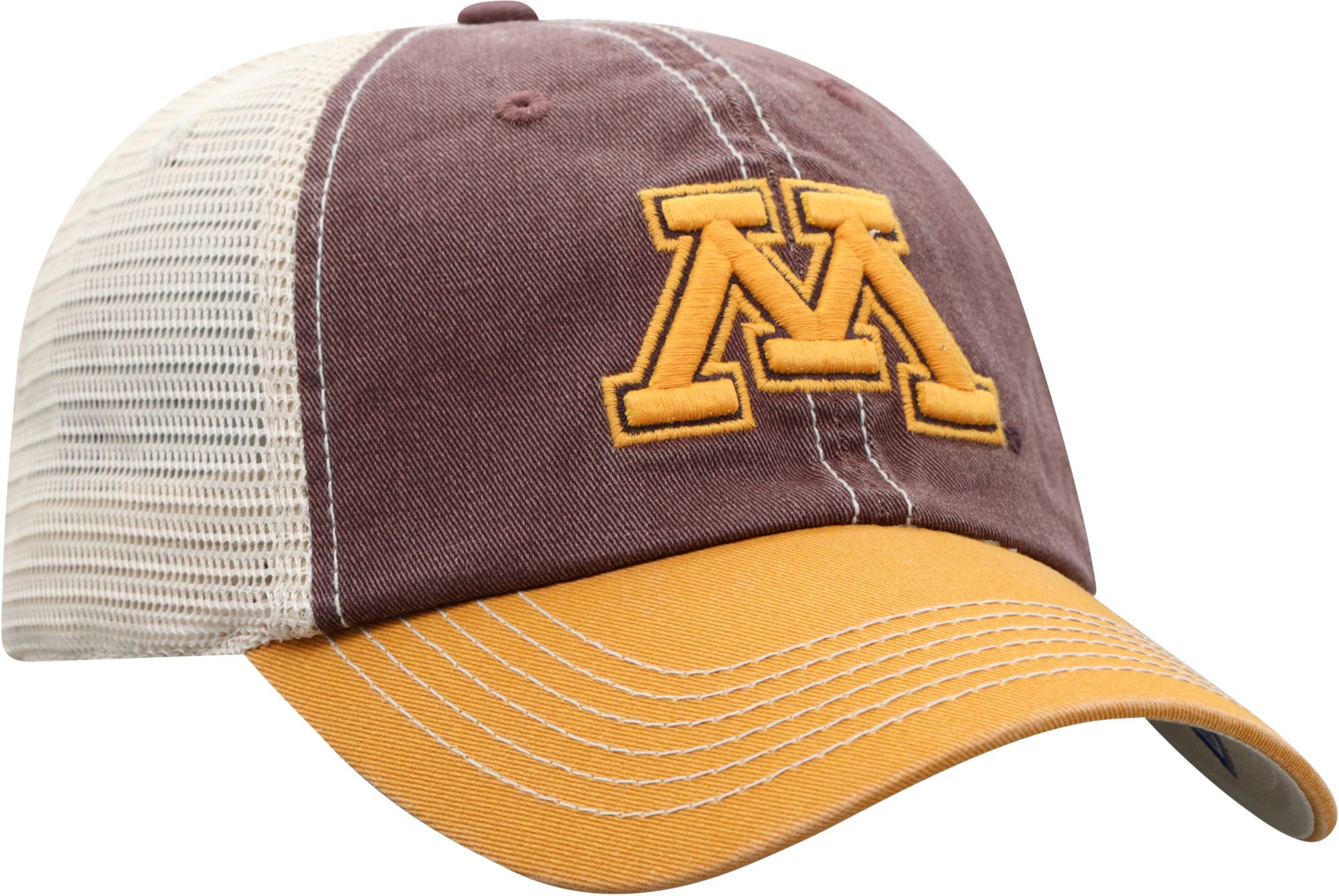 Top of the World Men's Minnesota Golden Gophers Maroon/White Off Road Adjustable Hat