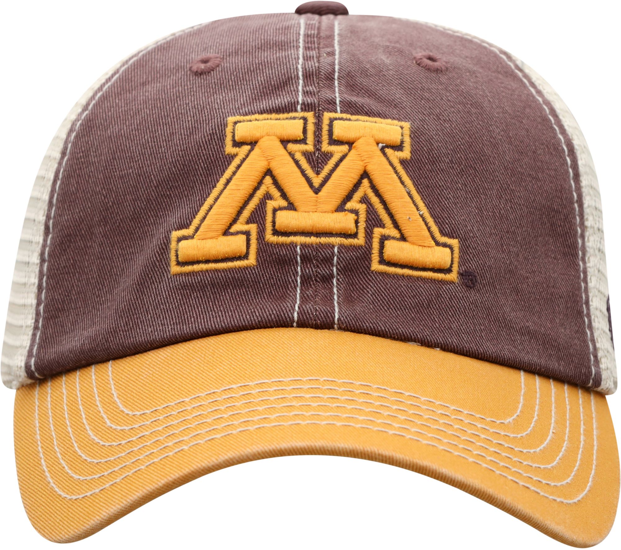 Top of the World Men's Minnesota Golden Gophers Maroon/White Off Road Adjustable Hat