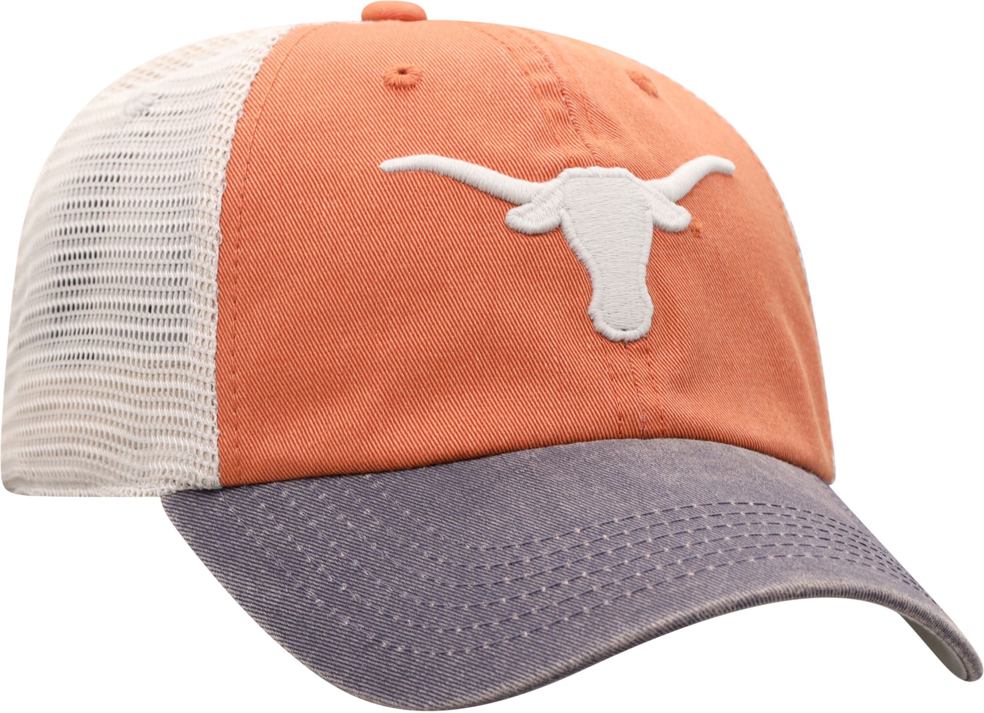 Top of the World Men's Texas Longhorns Burnt Orange/White Off Road Adjustable Hat