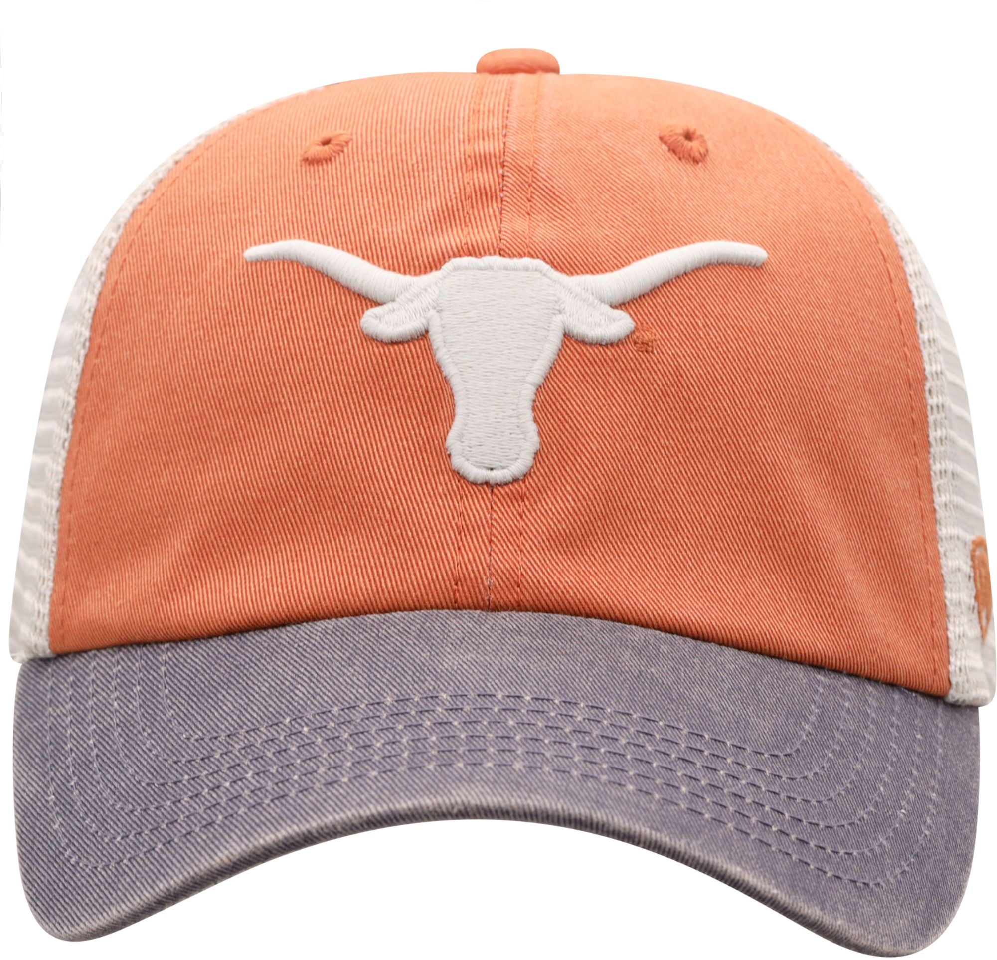 Top of the World Men's Texas Longhorns Burnt Orange/White Off Road Adjustable Hat