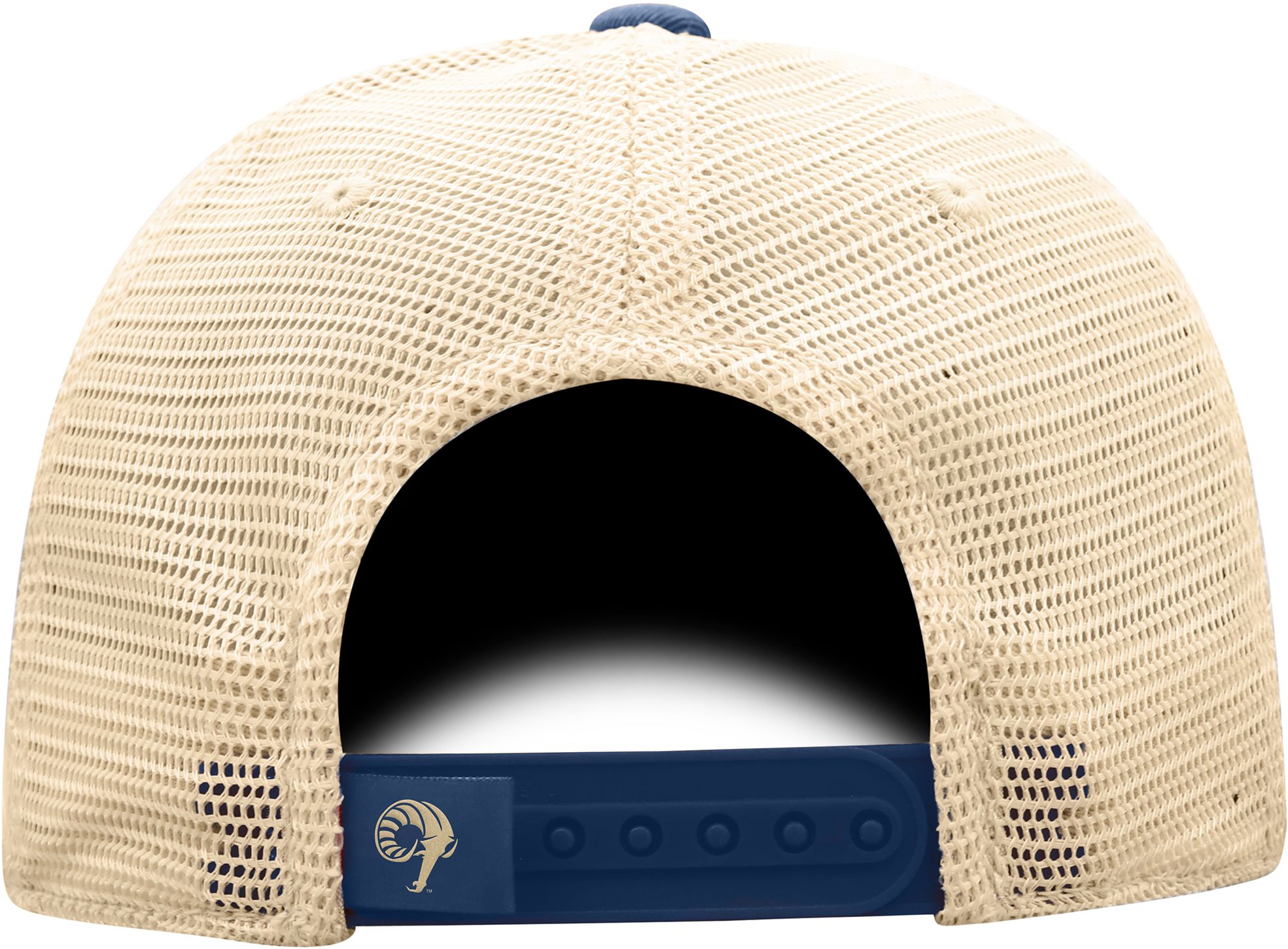 Top of the World Men's Rhode Island Rams Blue/White Off Road Adjustable Hat product image