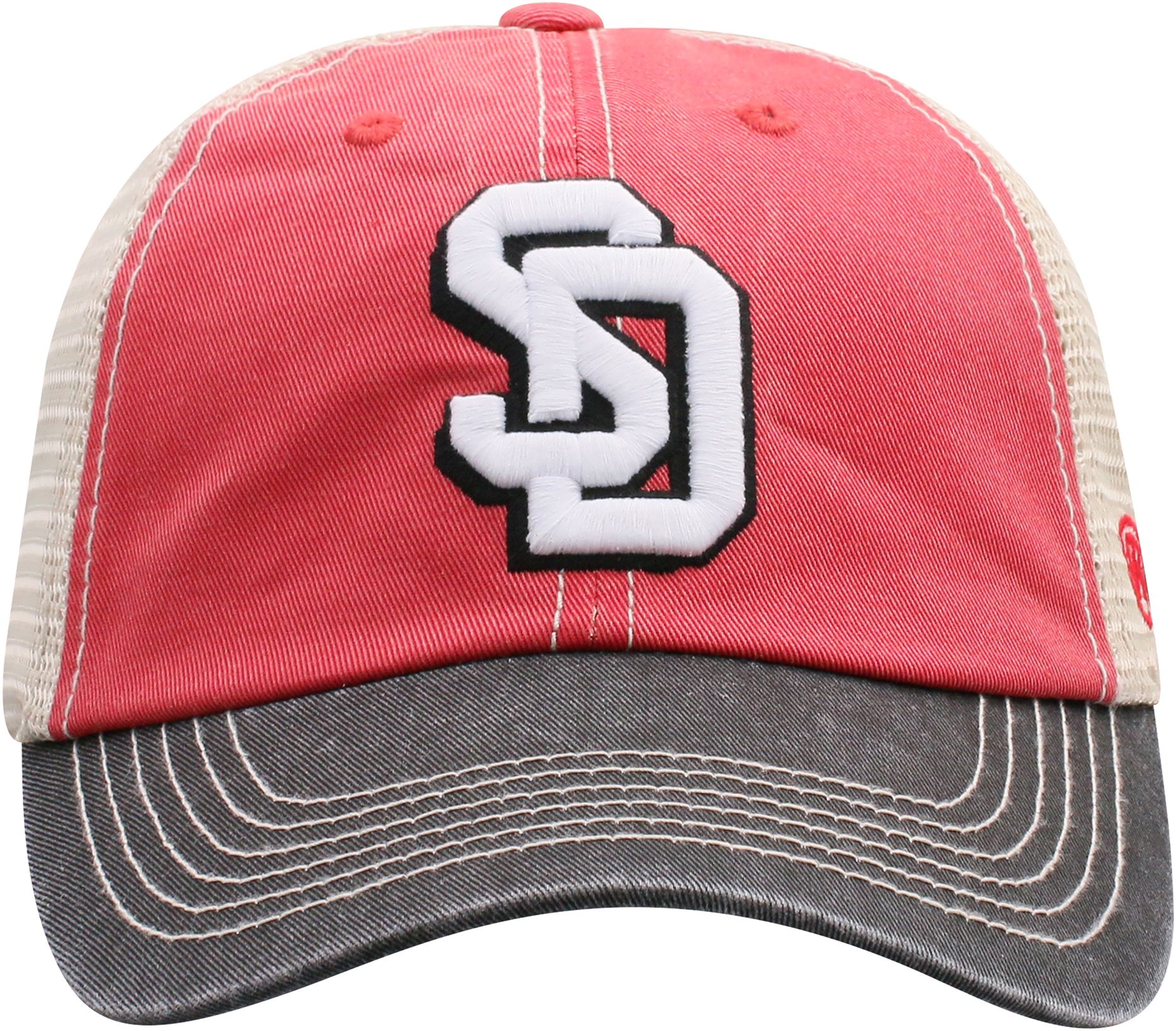 Top of the World Men's South Dakota Coyotes Red/White Off Road Adjustable Hat product image