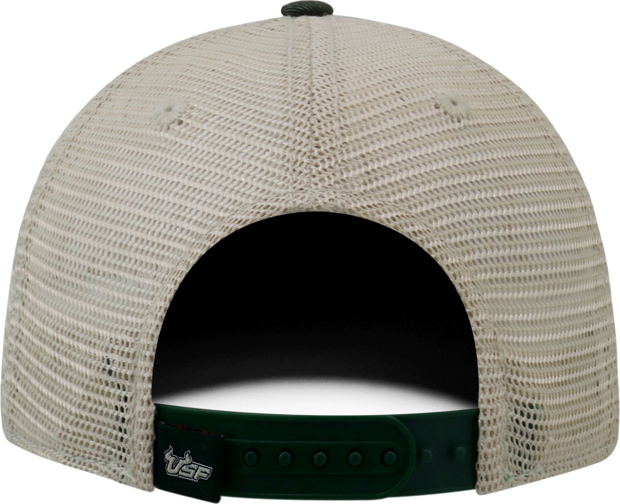 Top of the World Adult South Florida Bulls Green/White Off Road Adjustable Hat product image