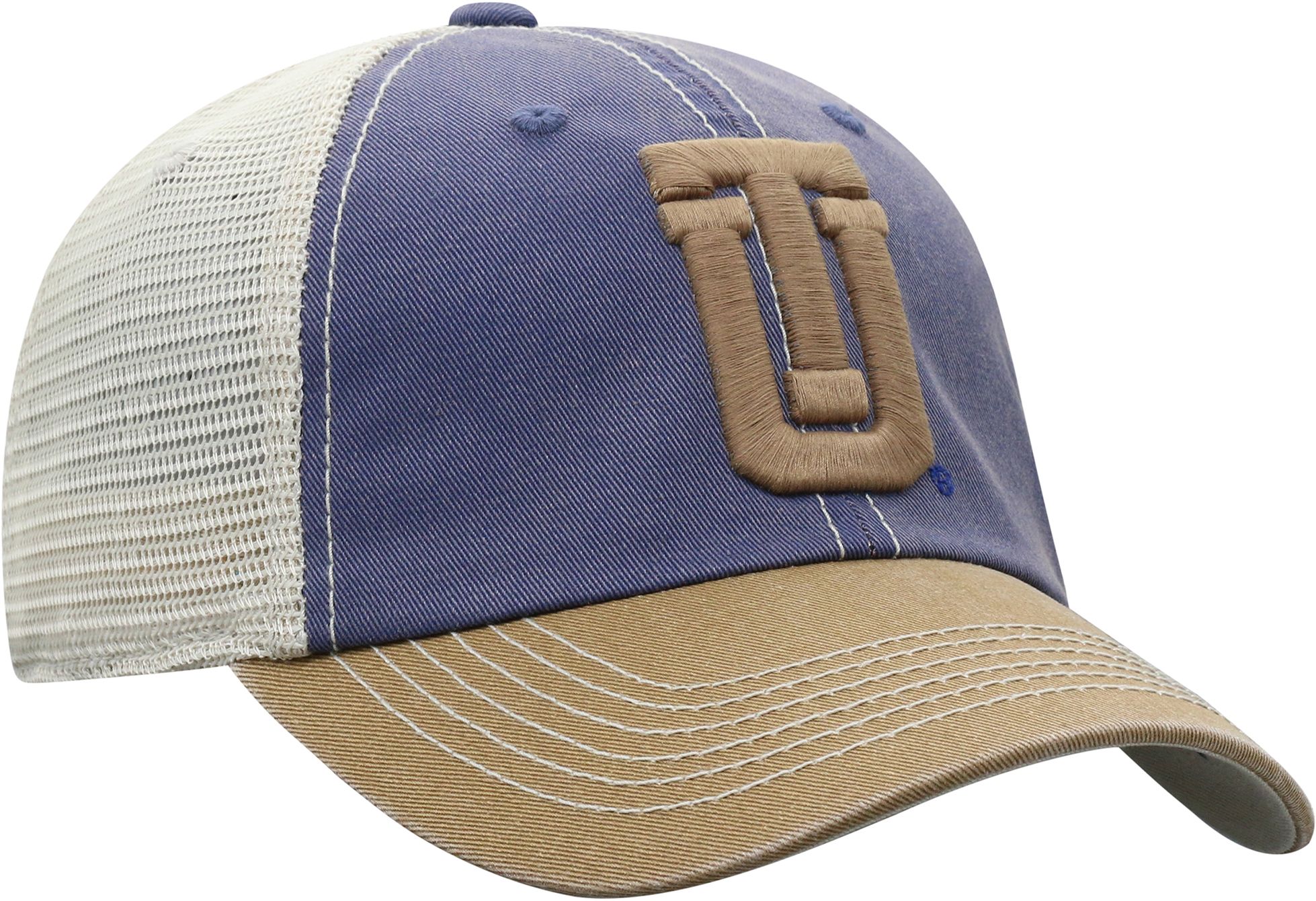 Top of the World Men's Tulsa Golden Hurricane Blue/White Off Road Adjustable Hat product image