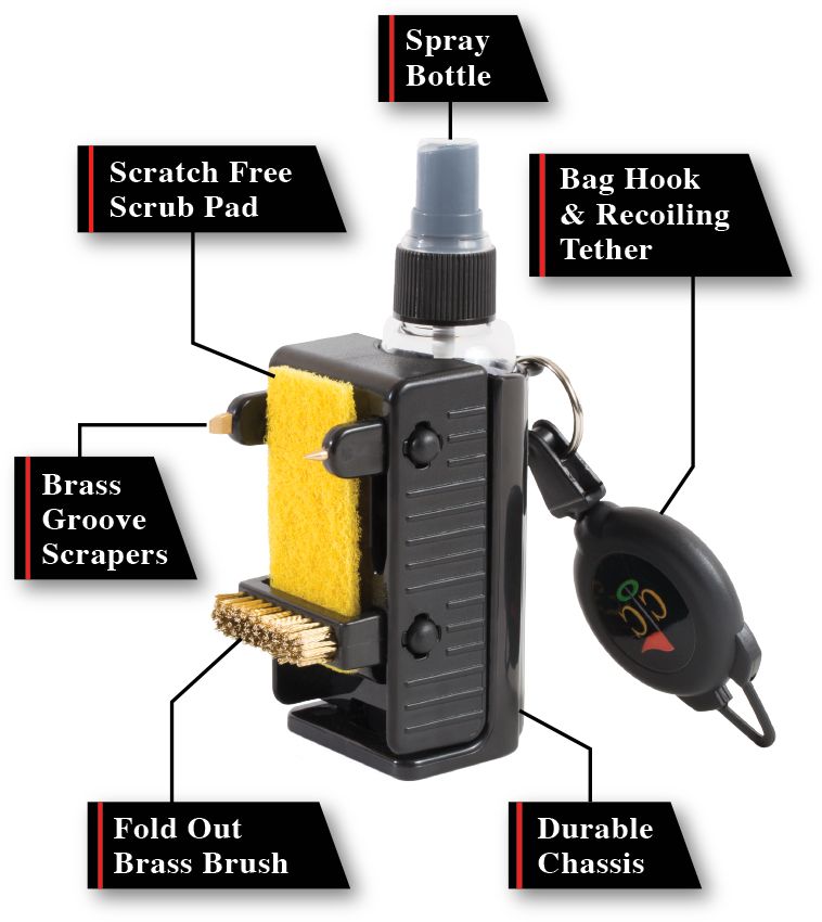 OMADA Golf Caddy Clean Club Cleaning Kit product image