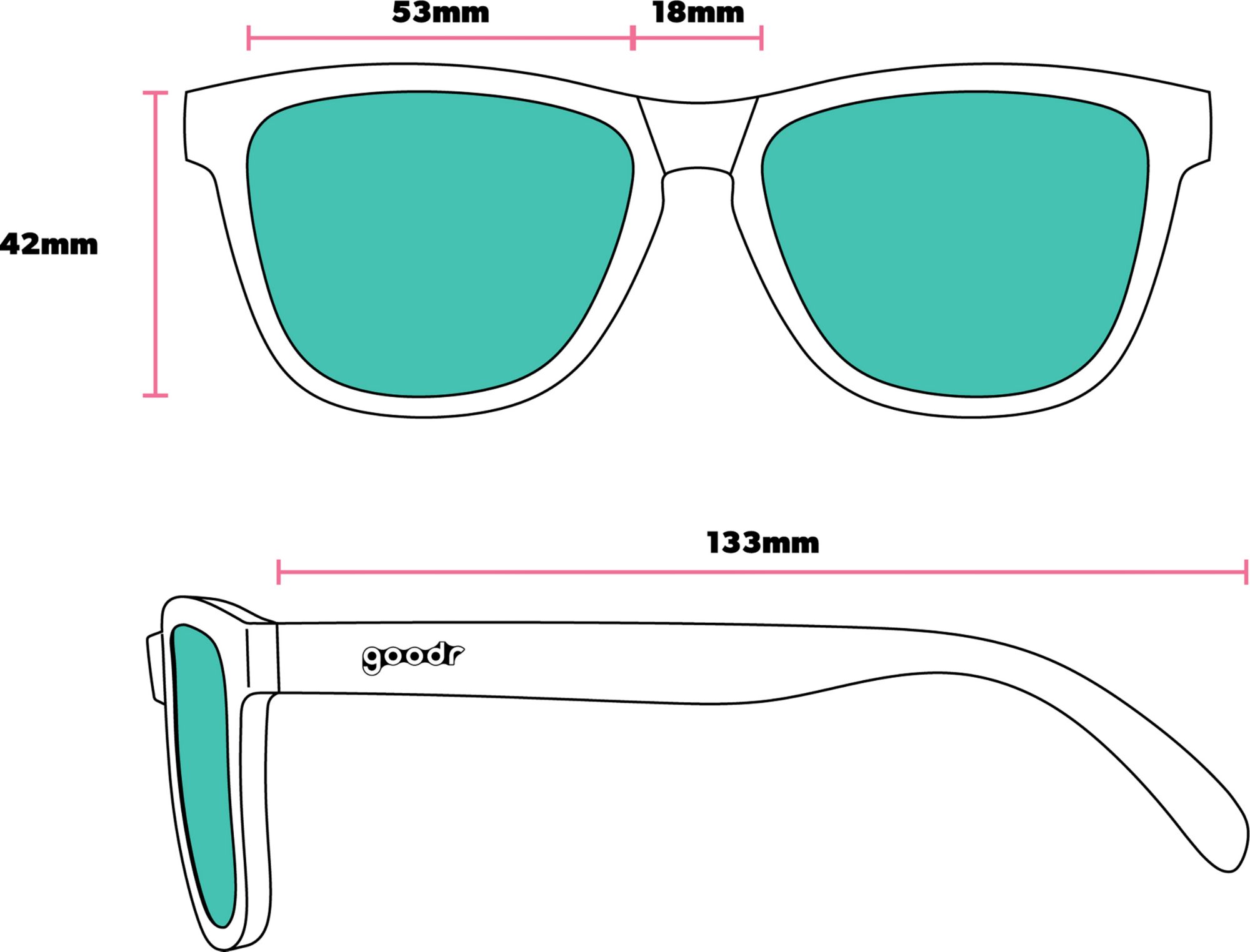 goodr The OG Polarized Sunglasses product image