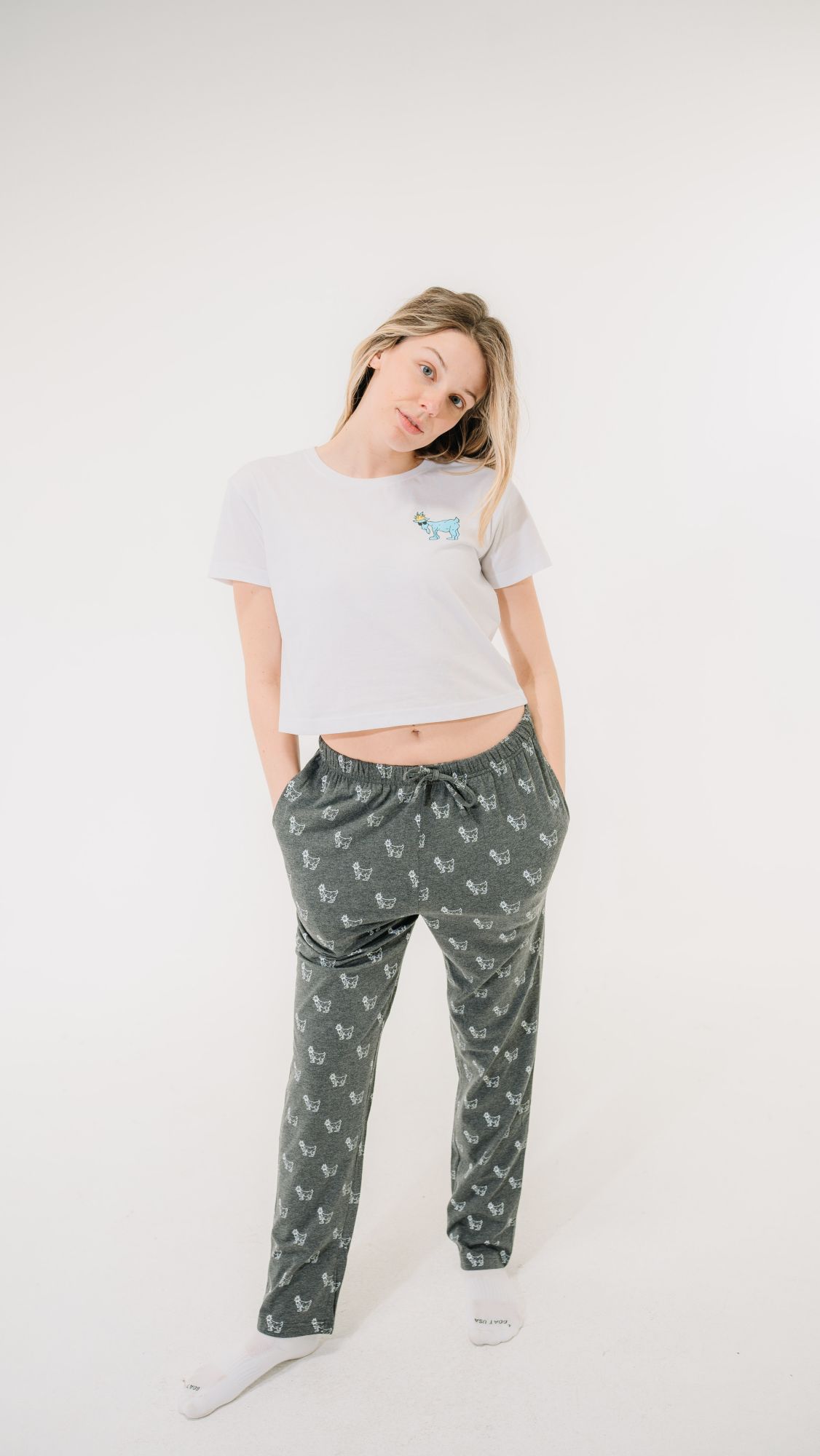 GOAT USA OG All-Over-Print Pajama Pants product image