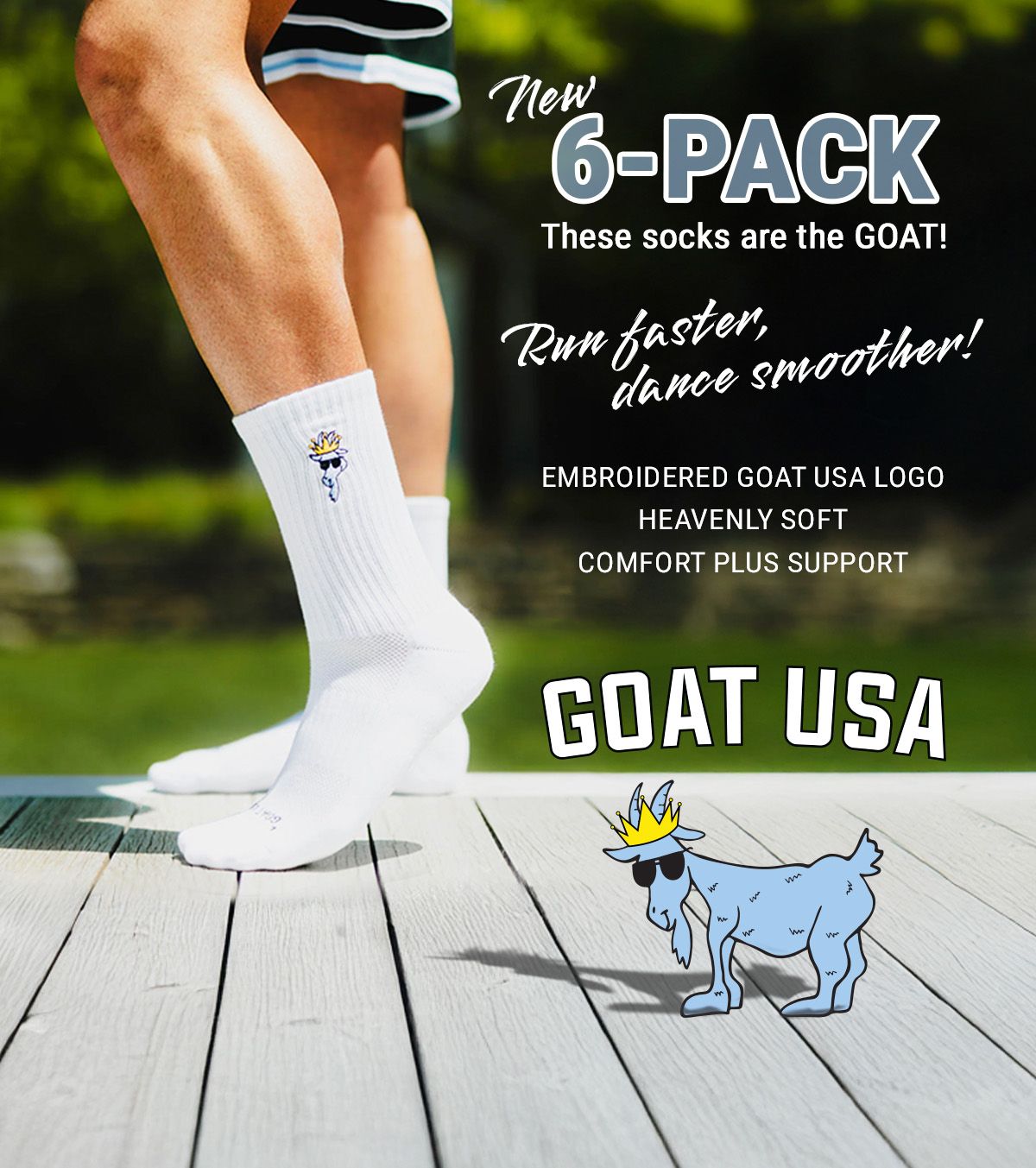 GOAT USA OG Socks (6 Pack) product image