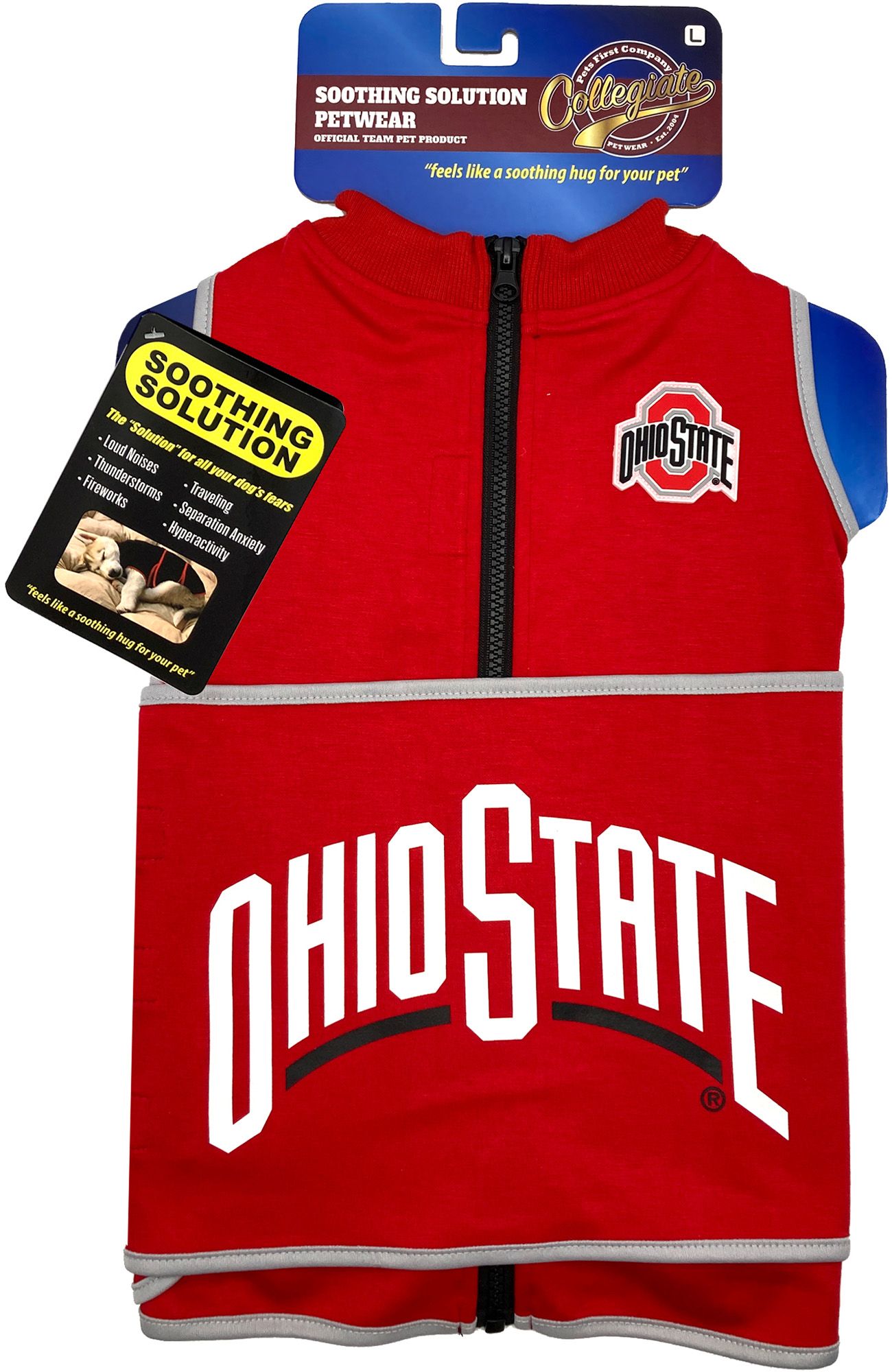 Pets First Ohio State Buckeyes Soothing Solution Vest product image
