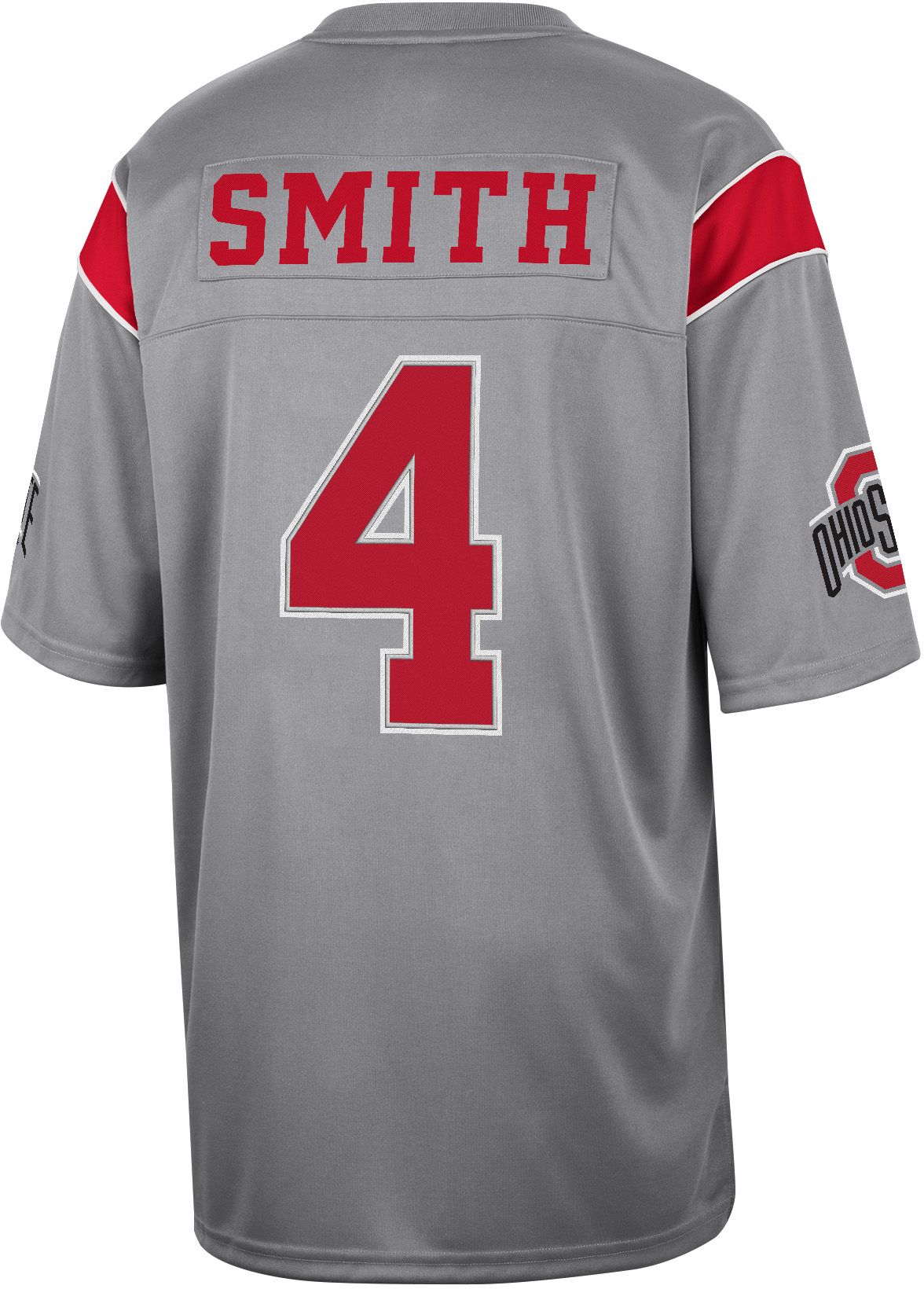 Genuine Collective Men's Ohio State Buckeyes Jeremiah Smith #4 Grey Football Jersey product image