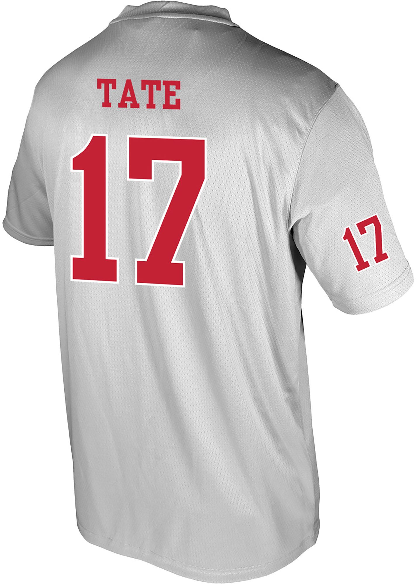 Genuine Collective Men's Ohio State Buckeyes Grey Carnell Tate #17 Jersey product image