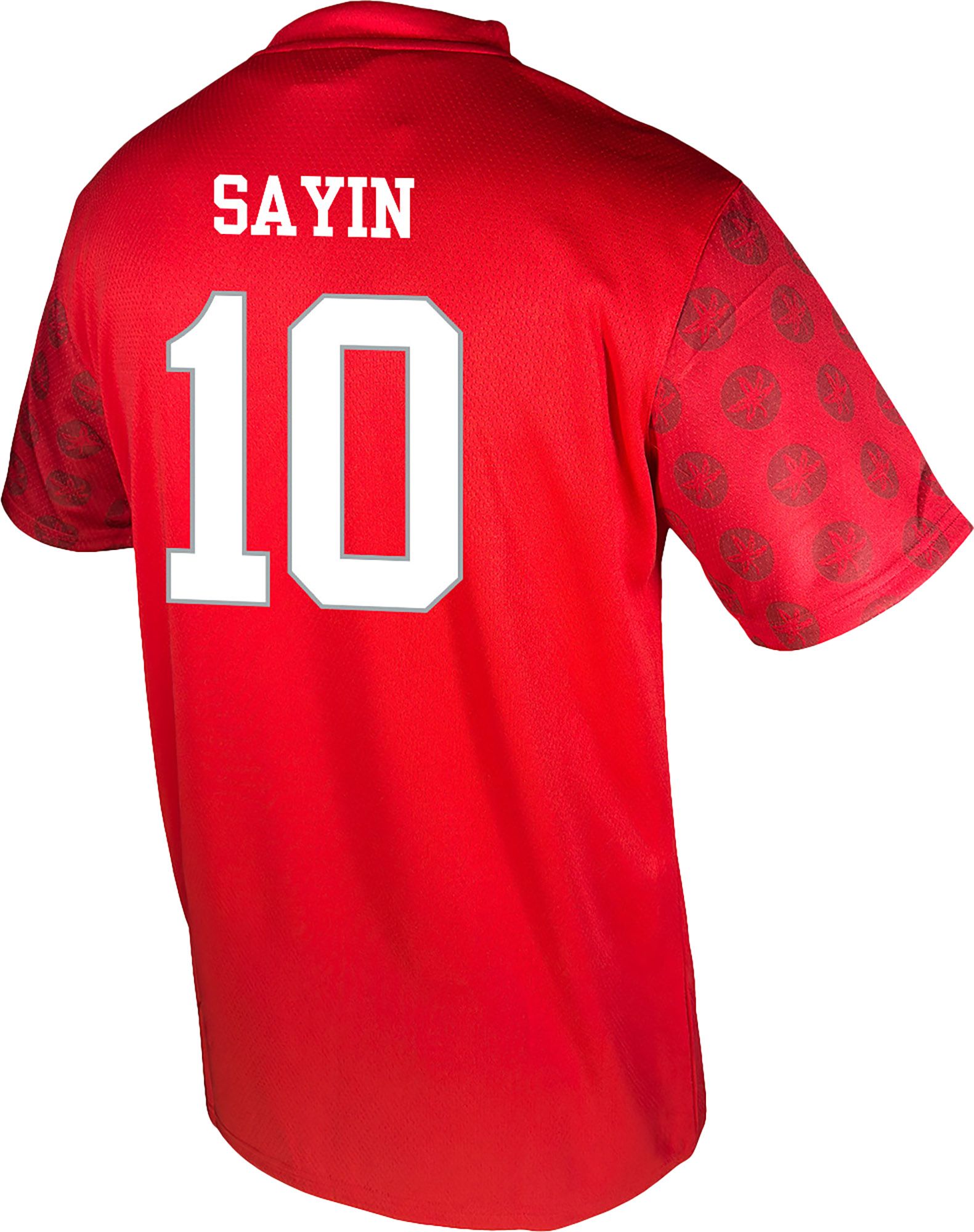 Genuine Collective Men's Ohio State Buckeyes Julian Sayin #10 Red Jersey product image