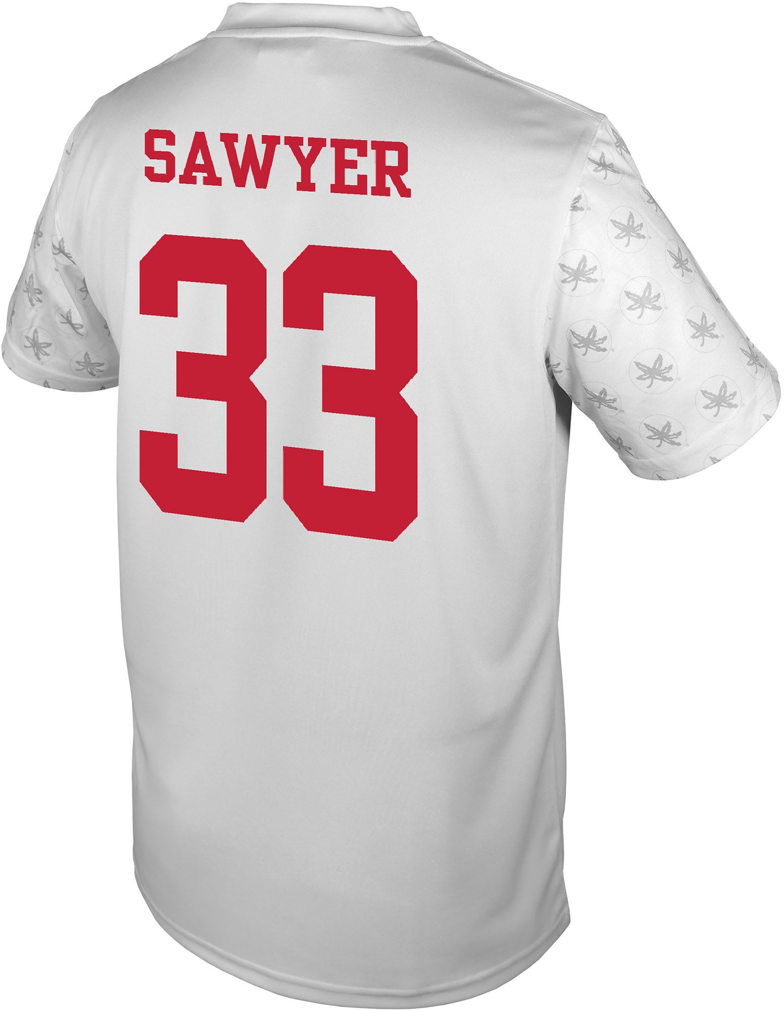 Genuine Collective Men's Ohio State Buckeyes Jack Sawyer #33 White Alternate Football Jersey product image