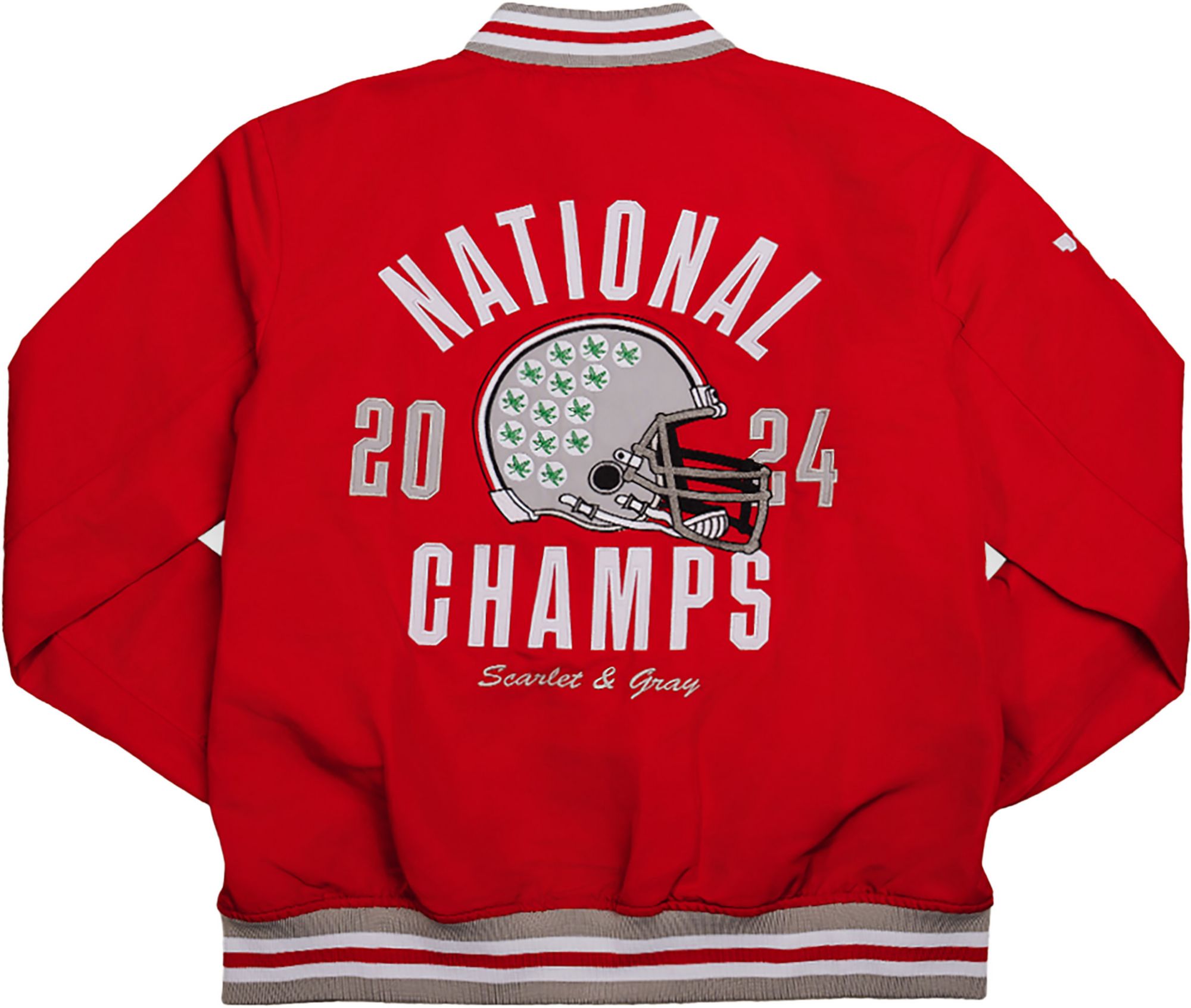Homefield Adult Ohio State Buckeyes Scarlett Champs Bomber Jacket product image