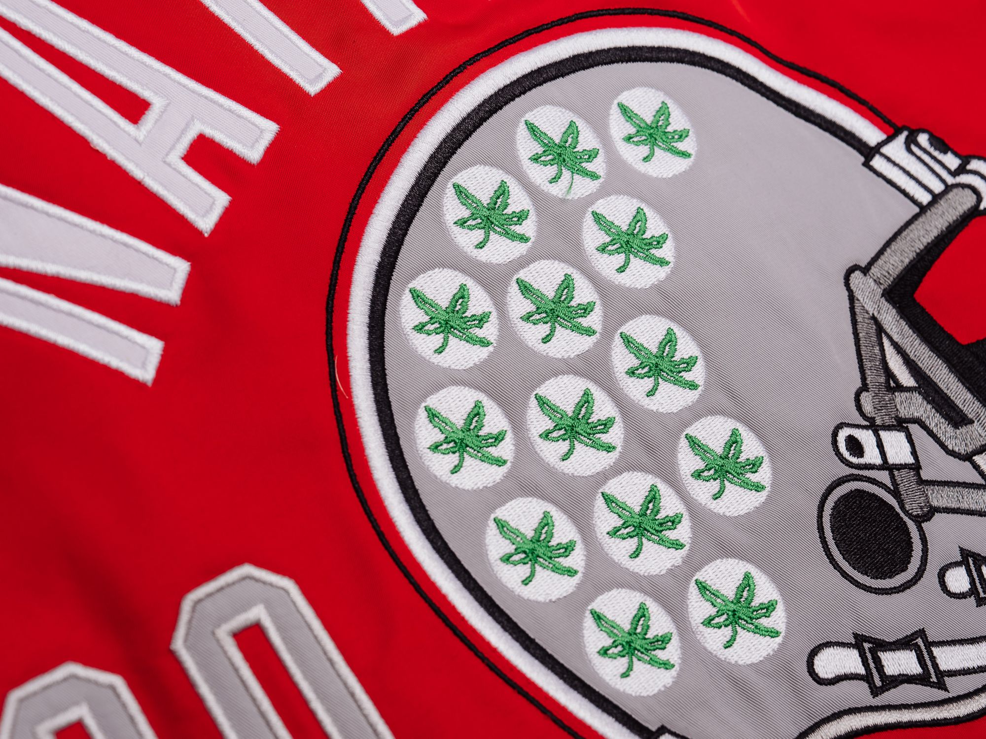 Homefield Adult Ohio State Buckeyes Scarlett Champs Bomber Jacket product image