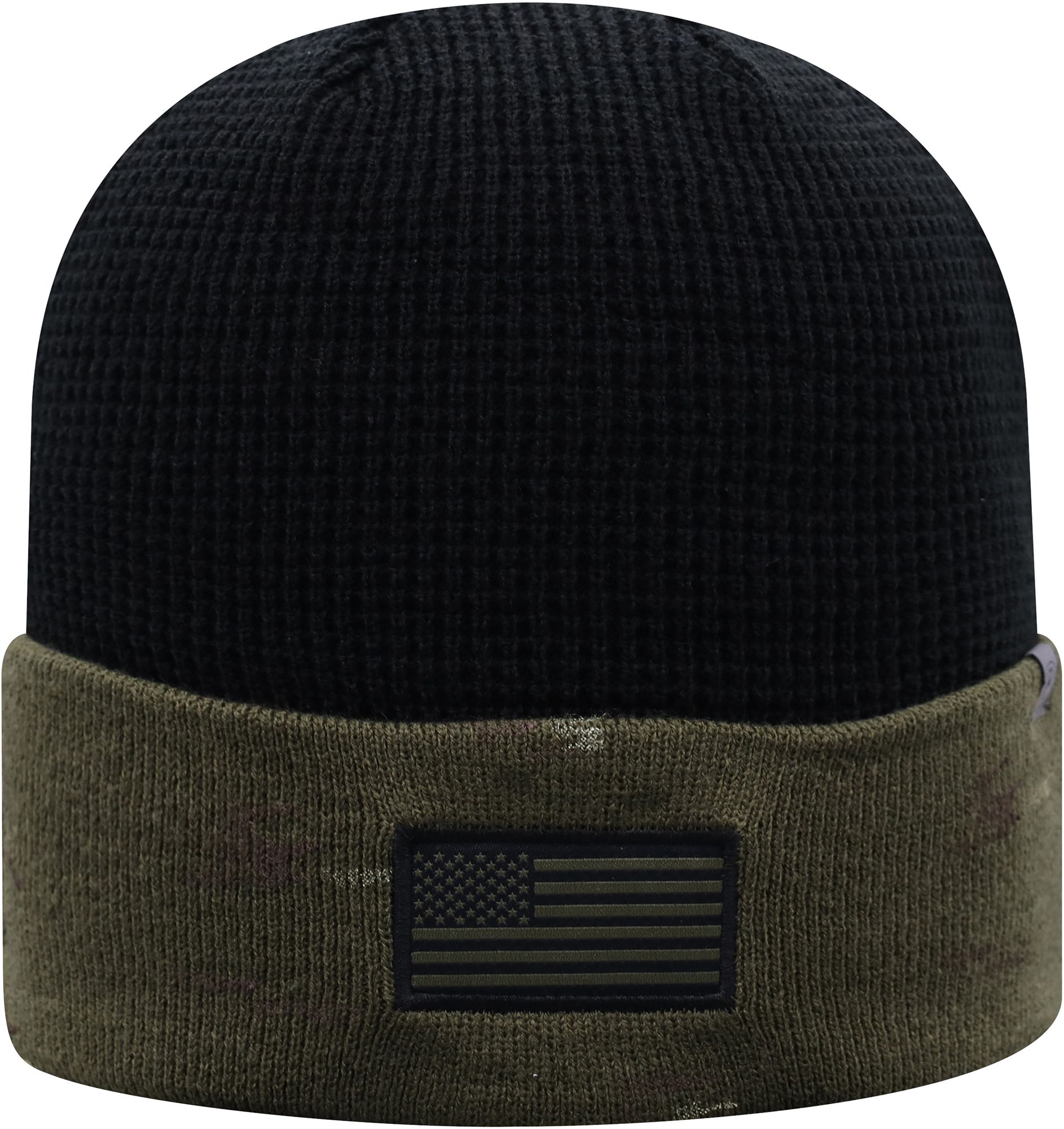 Top of the World Men's Nebraska Cornhuskers Black/Green OHT Military Appreciation Beanie product image