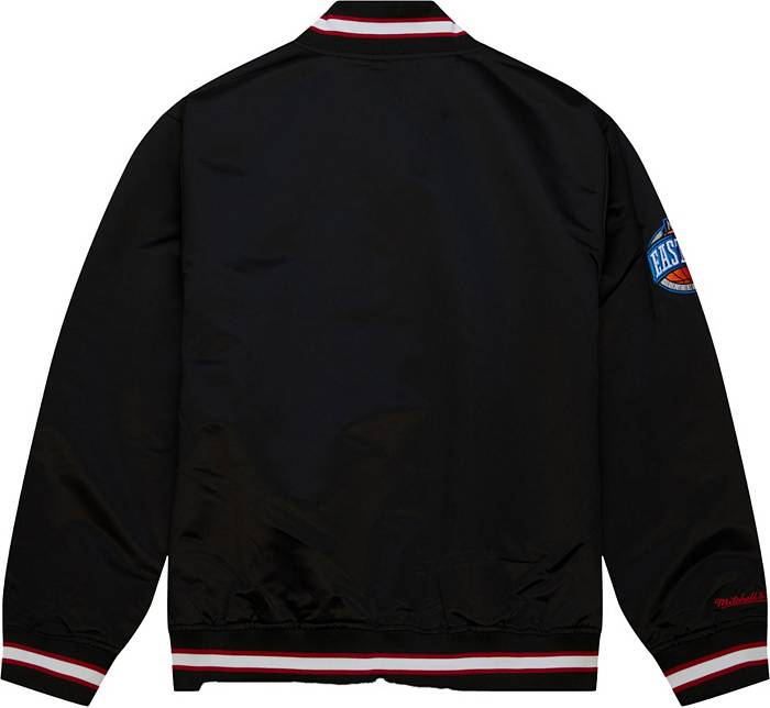 Adult Sweatshirt Varsity Jacket BLACK/RED