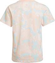 adidas Girls' Allover Print Marble T-Shirt product image